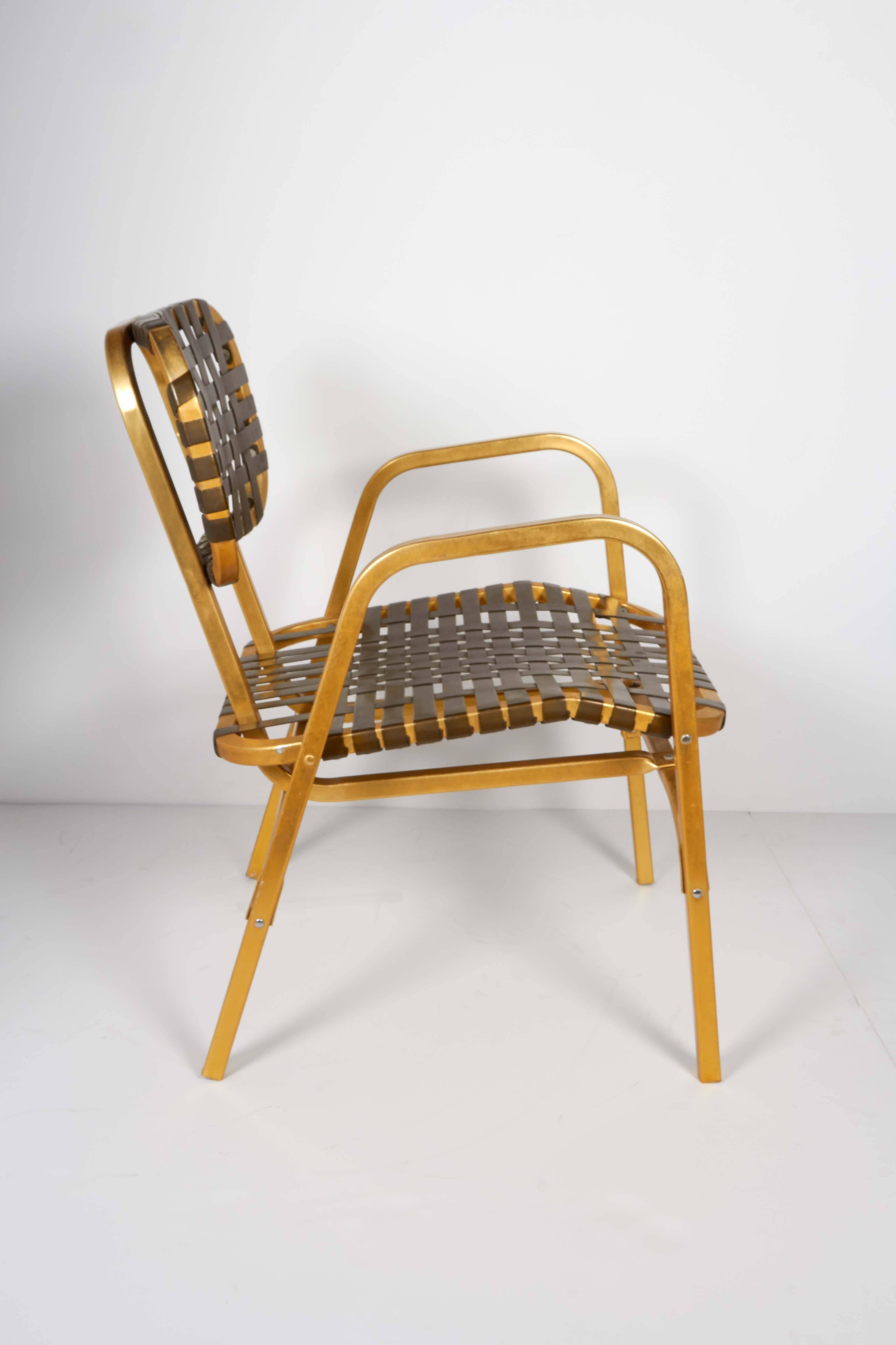 20th Century Pair of 1950's Mid-Century Modern Leisure Garden or Patio Chairs
