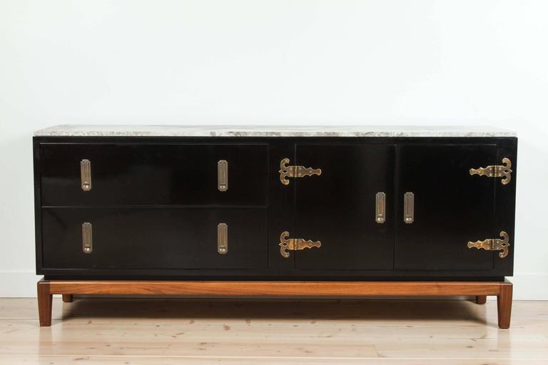 Arcadia Cabinet with Stone Top by Lawson-Fenning at 1stdibs