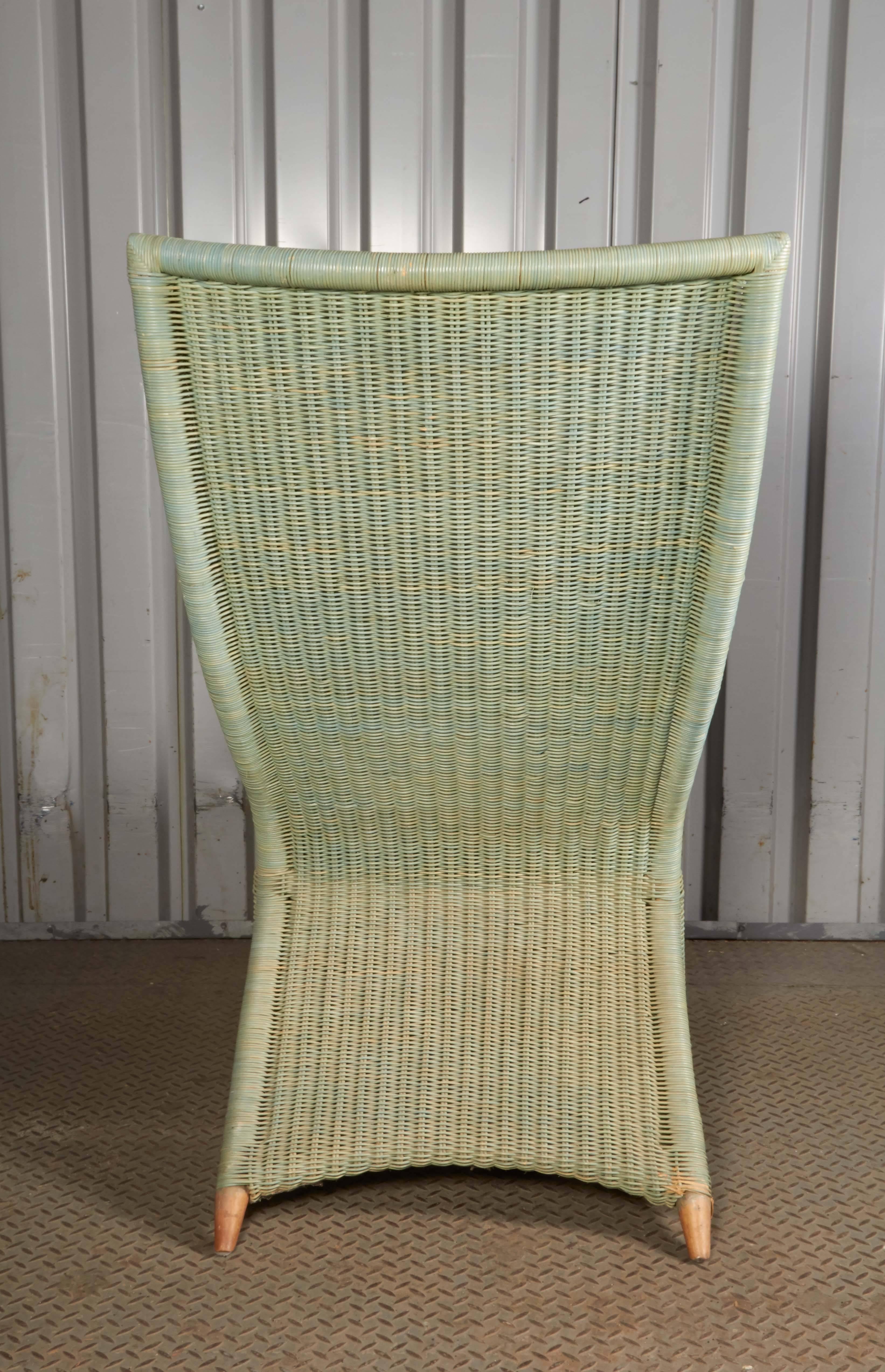 High Back French Wicker Chairs 4
