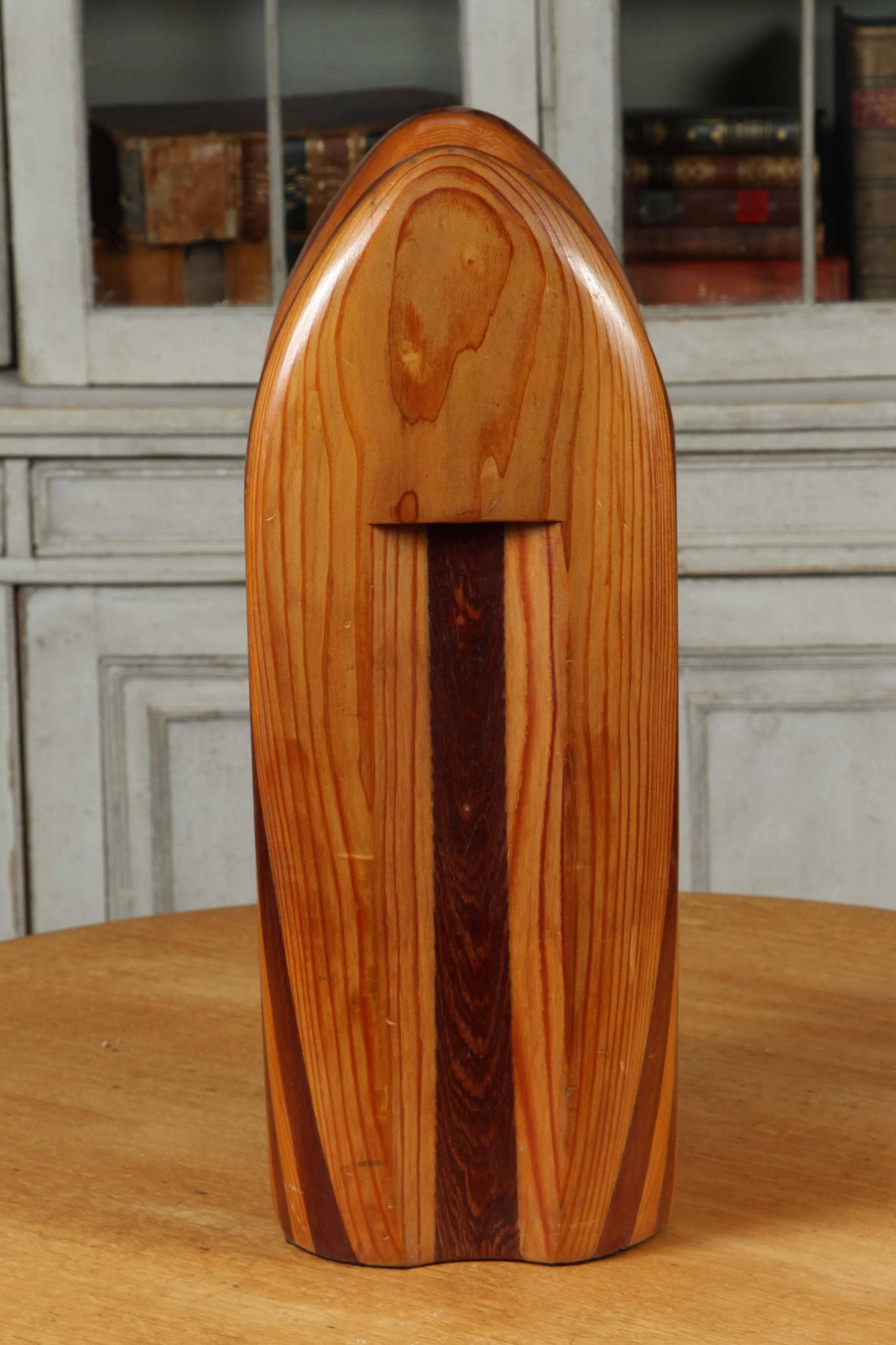Wooden Sculpture In Excellent Condition In Los Angeles, CA