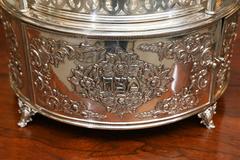 Silver Seder Plate from Hungary, c. 1910-1920s