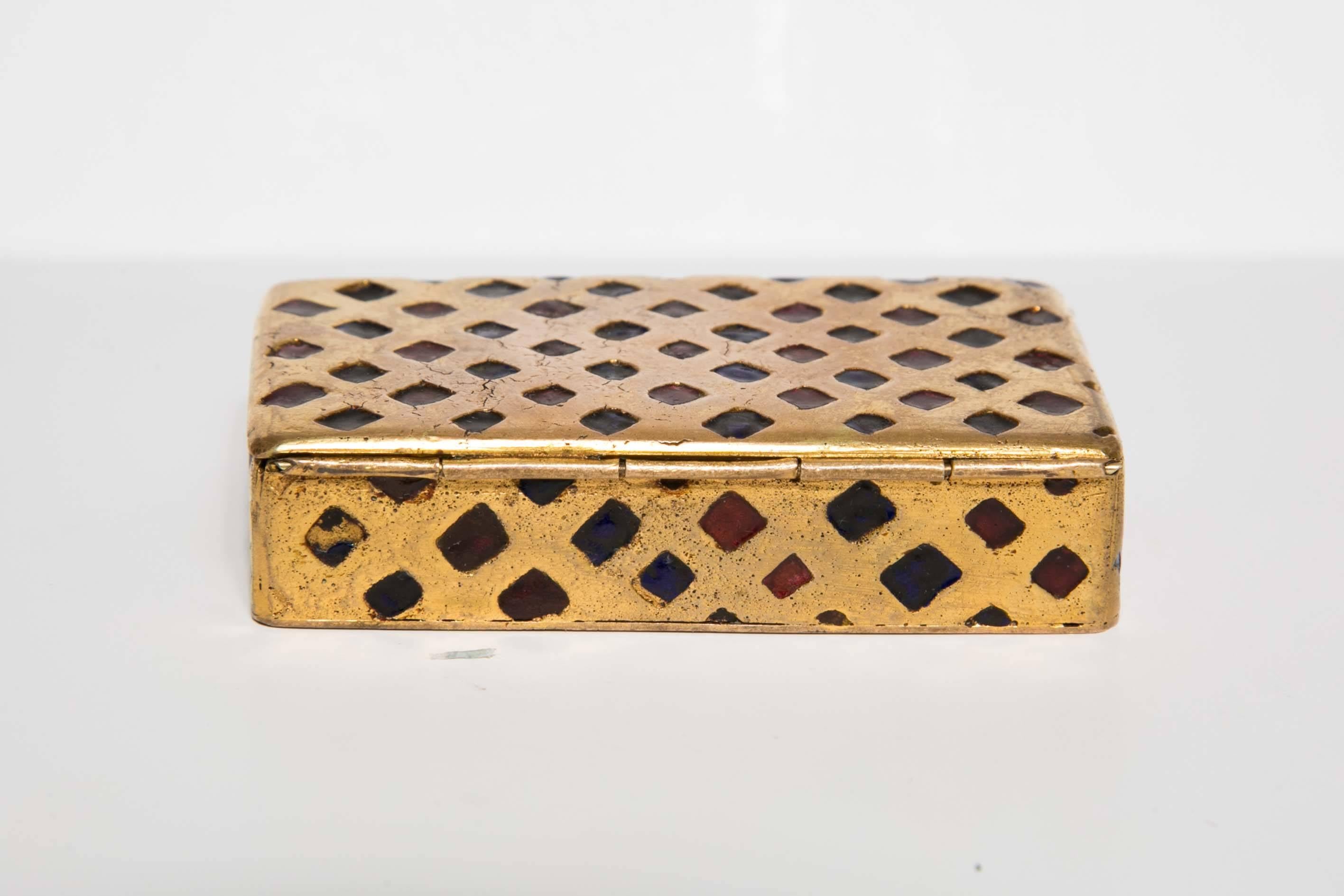 Mid-20th Century Line Vautrin Gilt Bronze Box