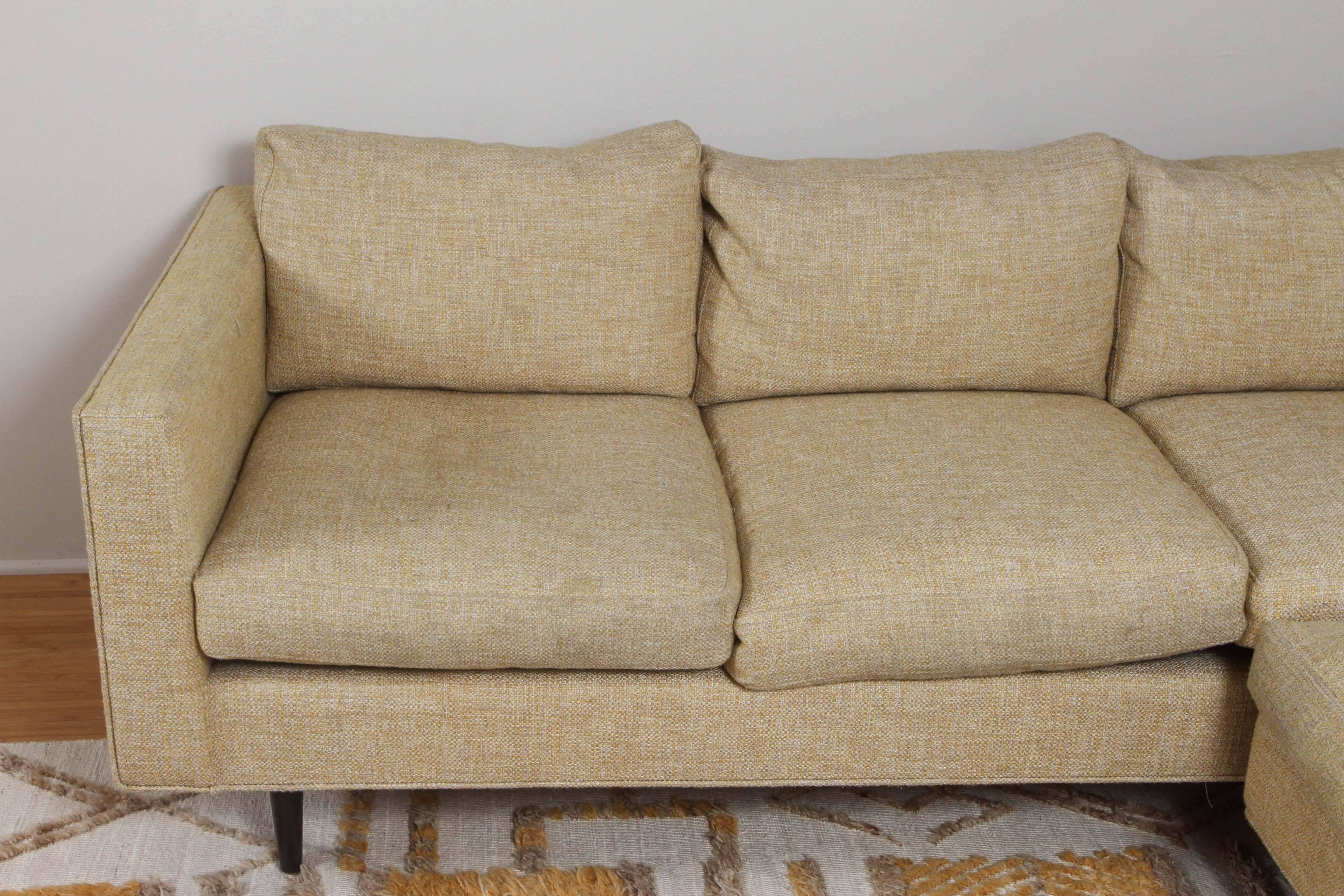 Mid-Century Modern L-Sectional Sofa For Sale