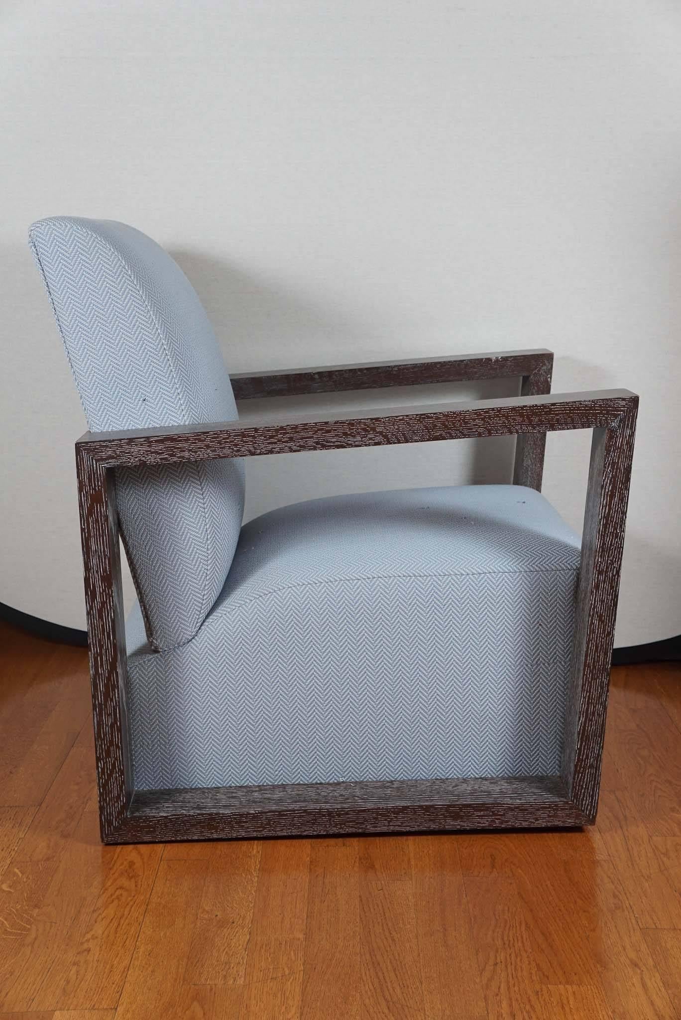 Art Deco Paris Lounge Chair For Sale