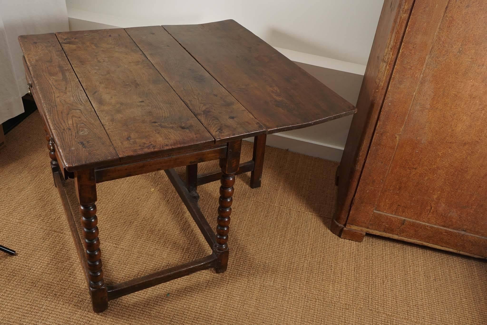 William and Mary Gate Leg Table 4