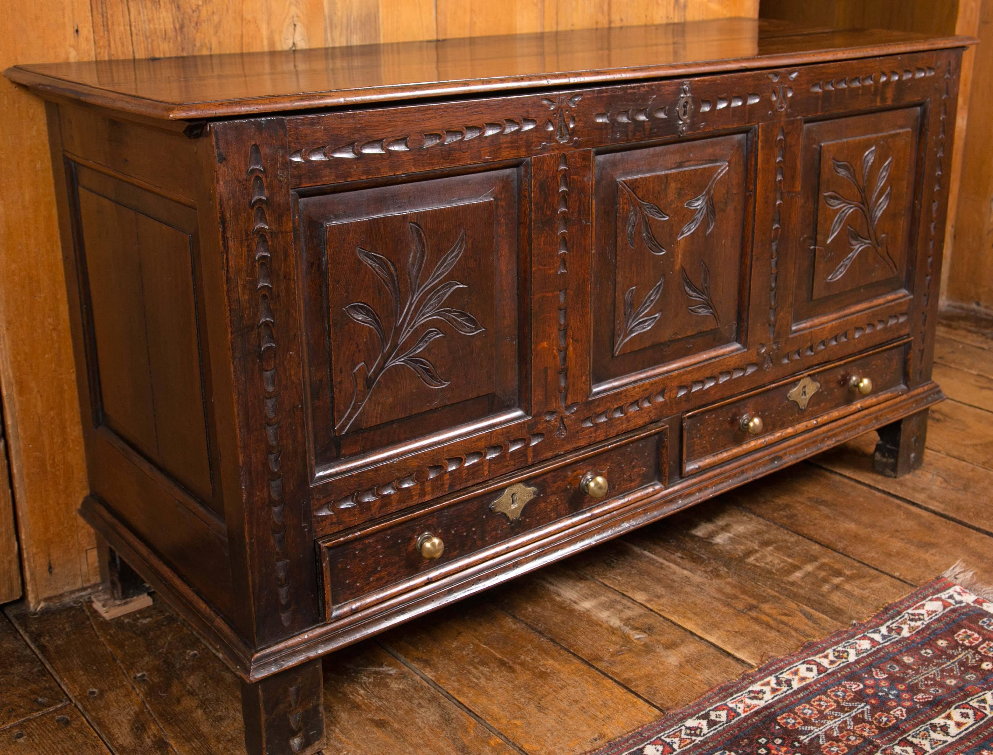 18th Century and Earlier Irish Mule Chest / Coffer