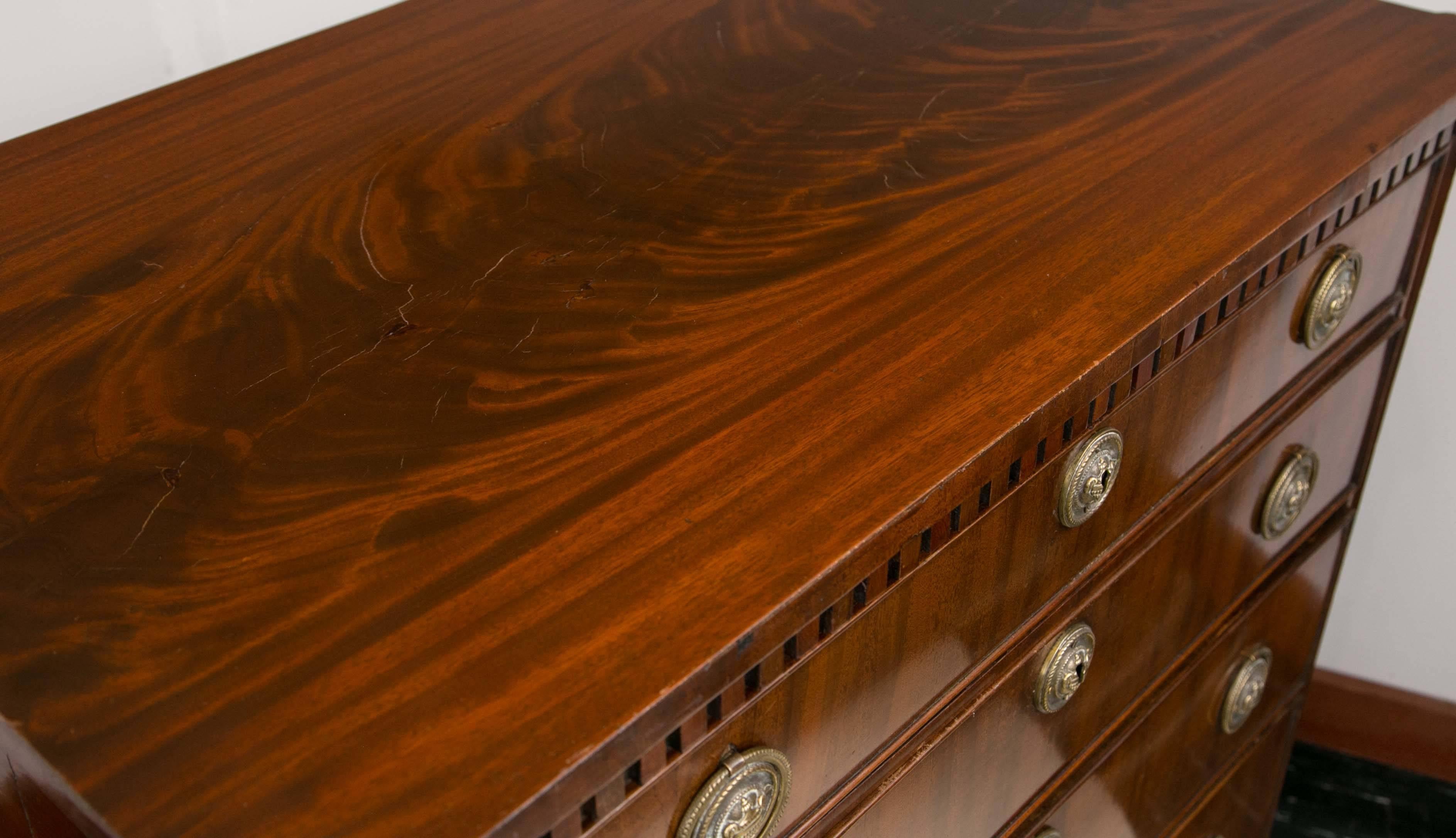 19th Century Dutch Mahogany Chest of Drawers