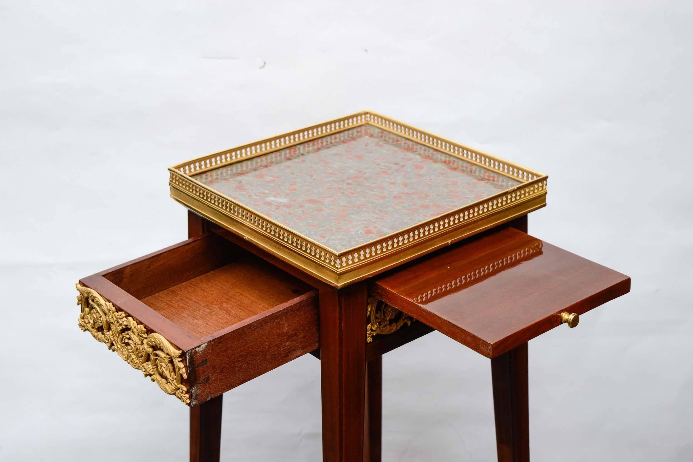 Louis XVI Inusual Pedestal Table For Sale
