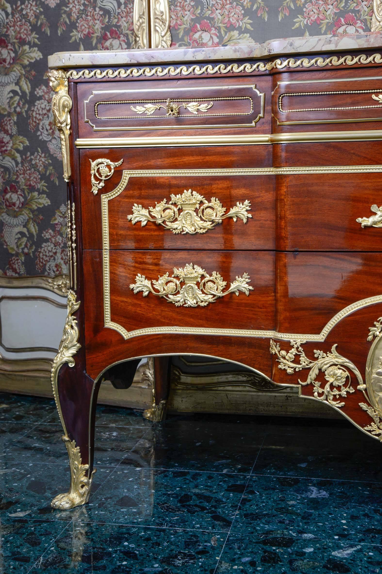 Gilt Fabulous Commode For Sale