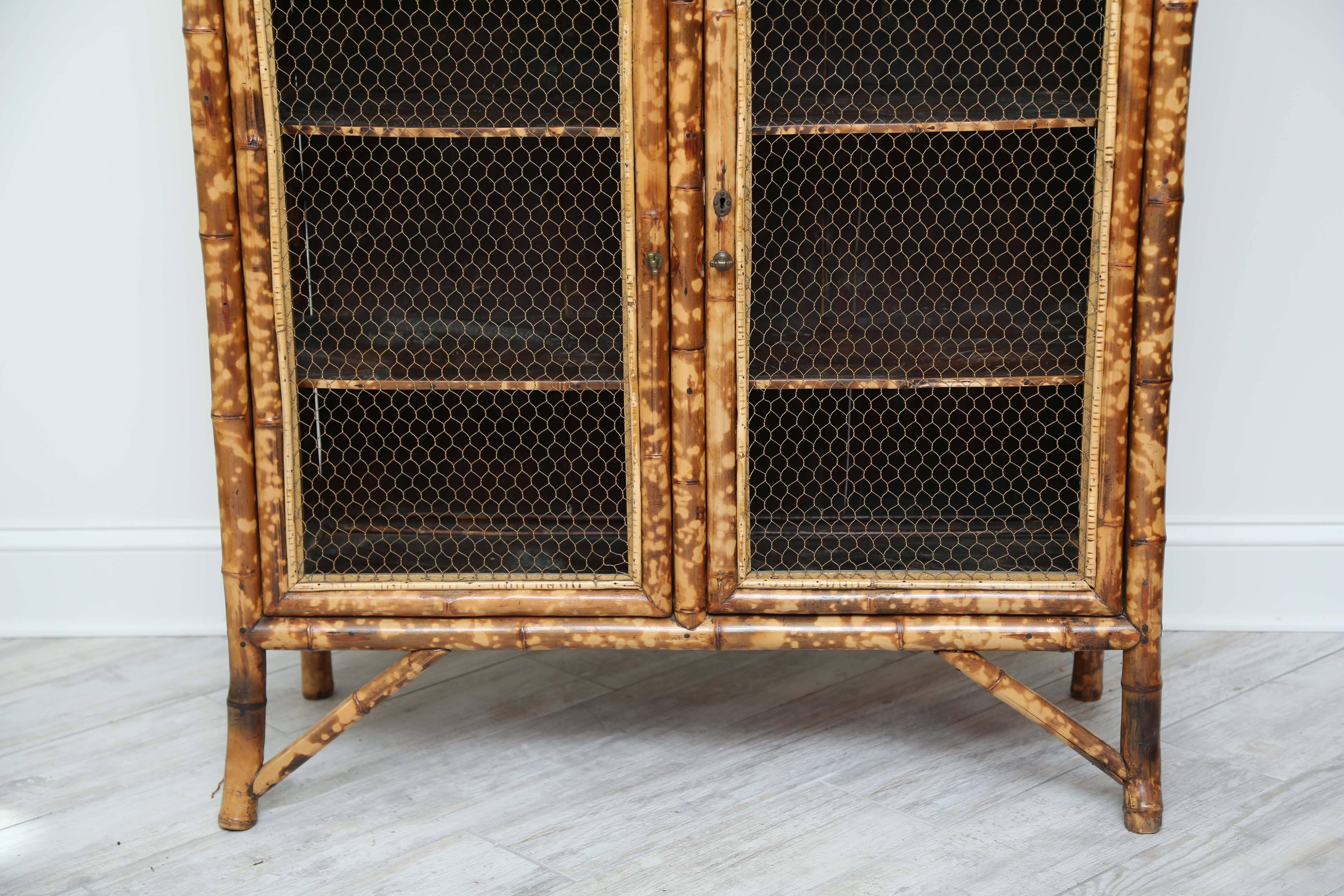 chicken wire cabinets