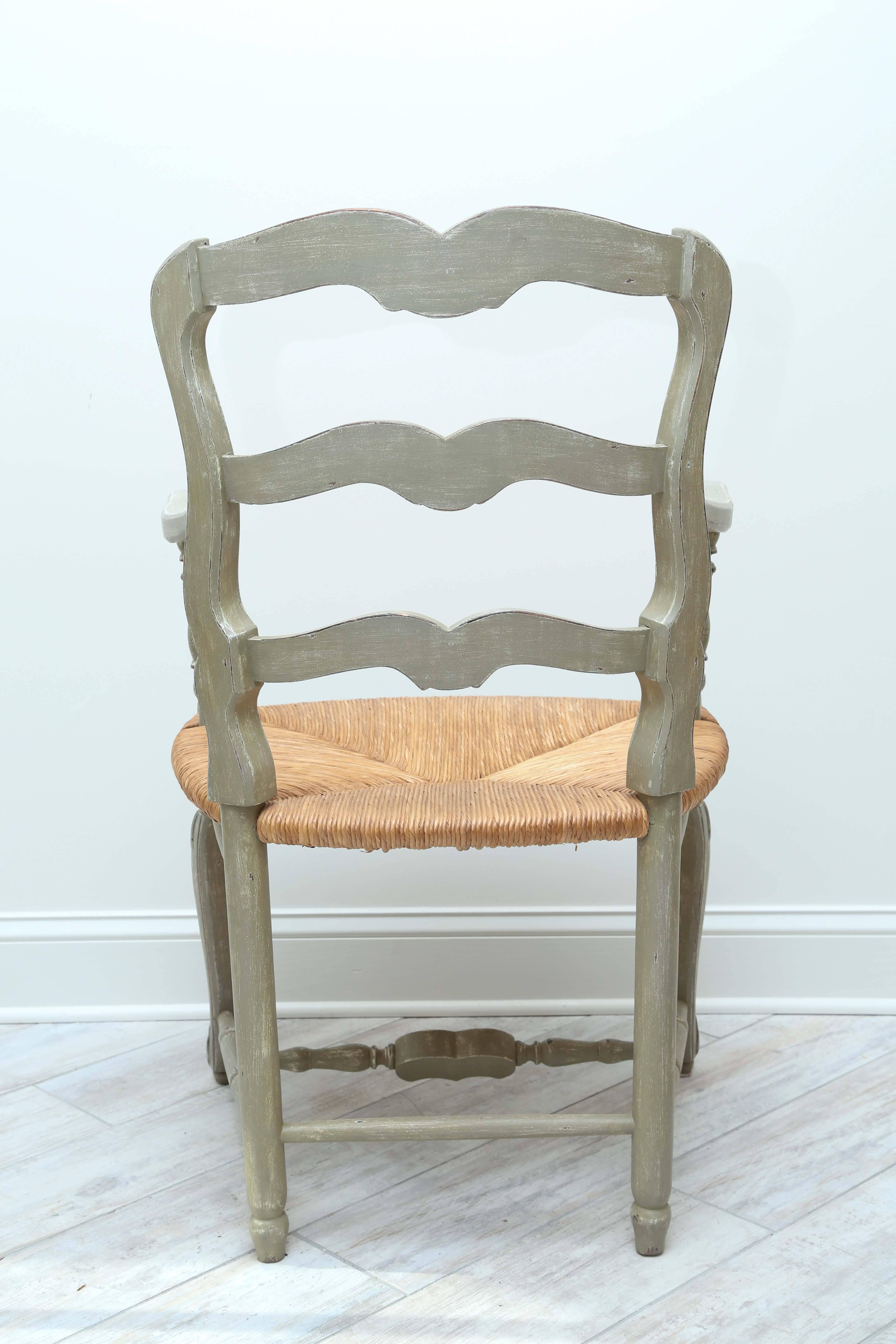 Pair of Country French Armchairs 2