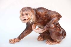 Lifesize Terra Cotta Monkey