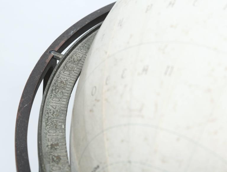 Mid-Century Modern Paul McCobb Replogle Terrestrial Globe Brass Stand ...