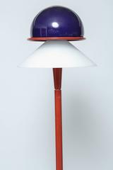 Mid-Century Post Modern Italian Fontana Arte Pierluigi Cerri Glass Floor Lamp