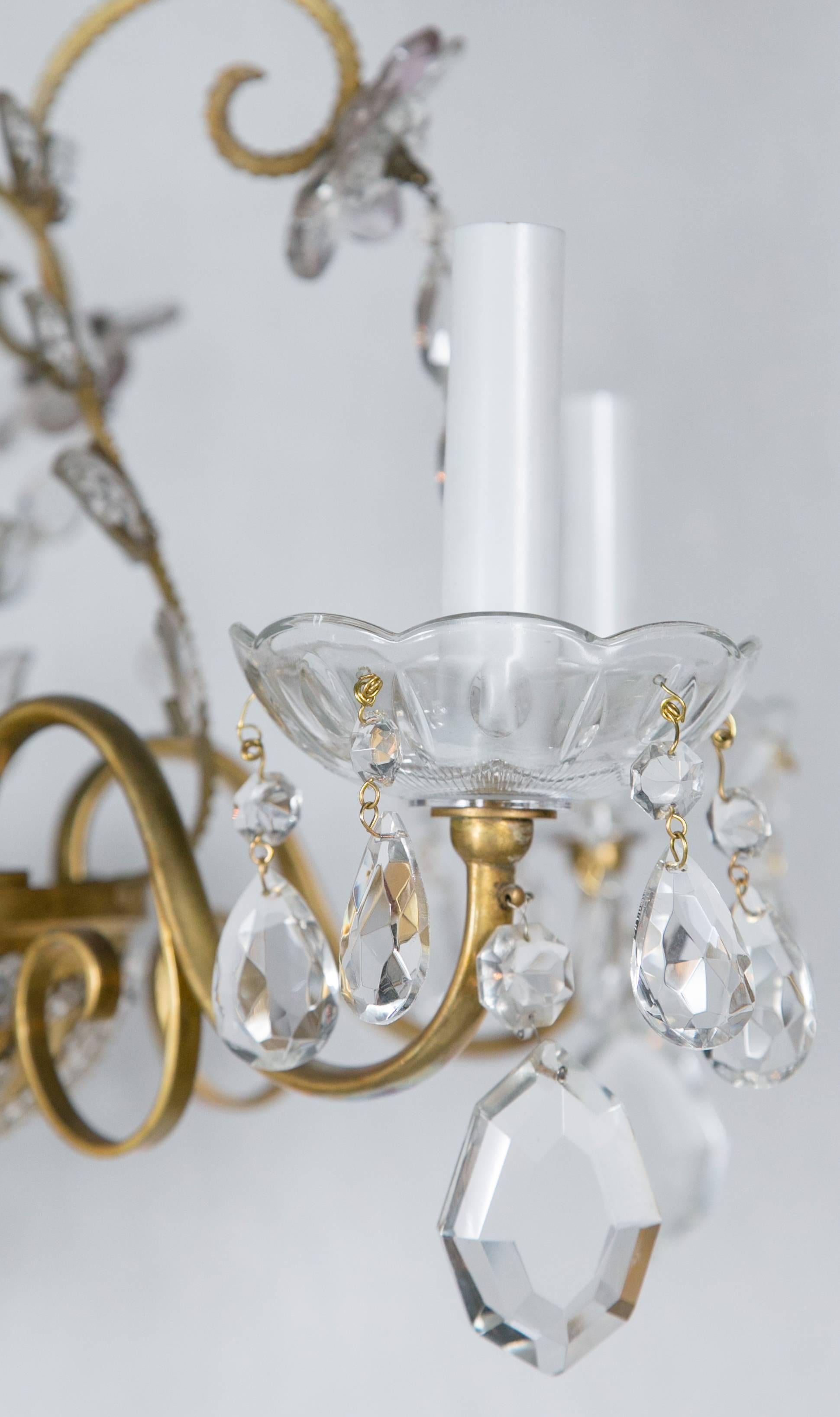 French Baguès Chandelier In Excellent Condition In Stamford, CT