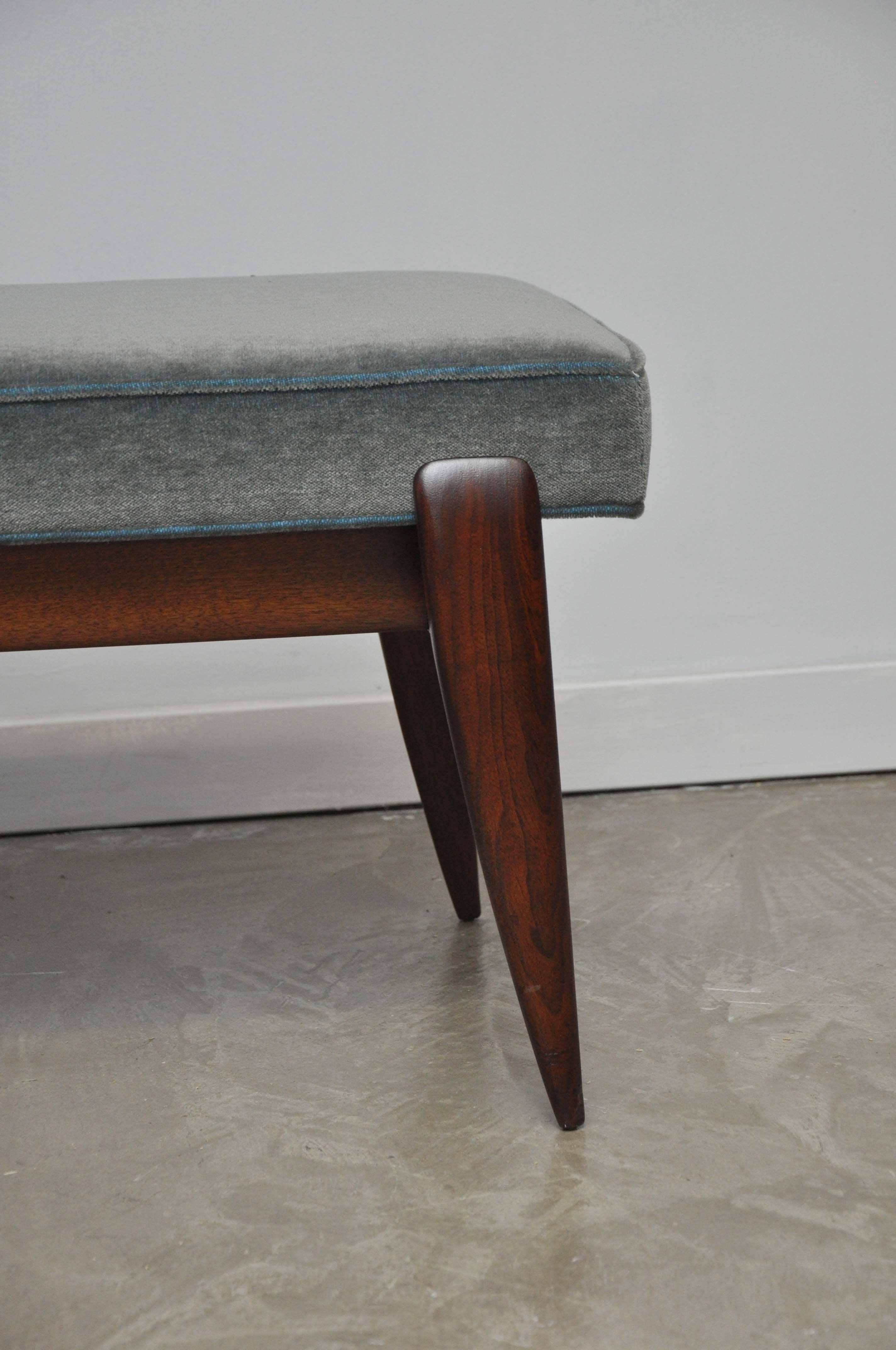 Mid-Century Modern Rare Gio Ponti Bench for M. Singer and Sons