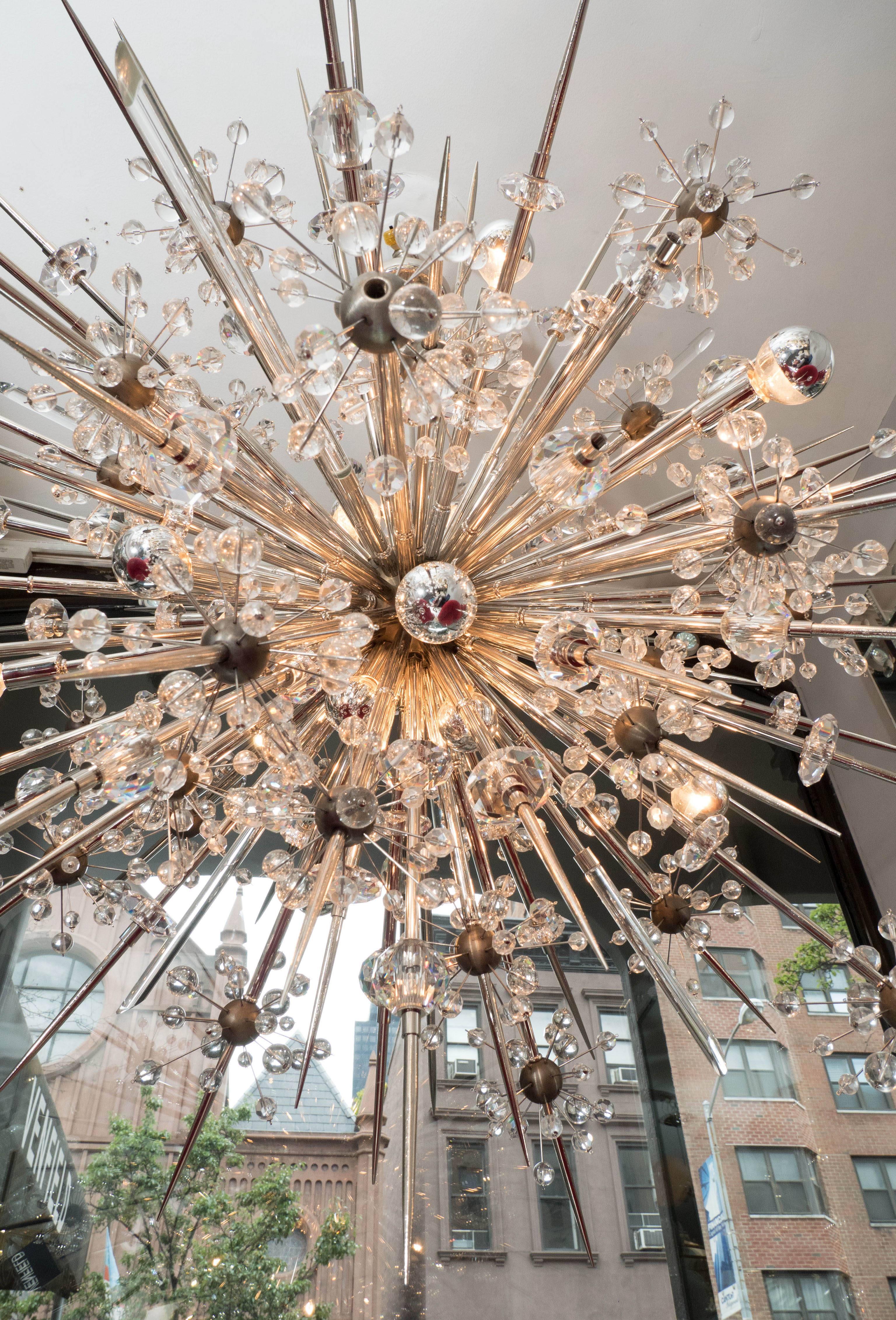 XXI secolo e contemporaneo Sputnik a stella in cristallo austriaco in vendita