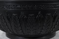 Antike Wedgwood Schale aus schwarzem Basalt