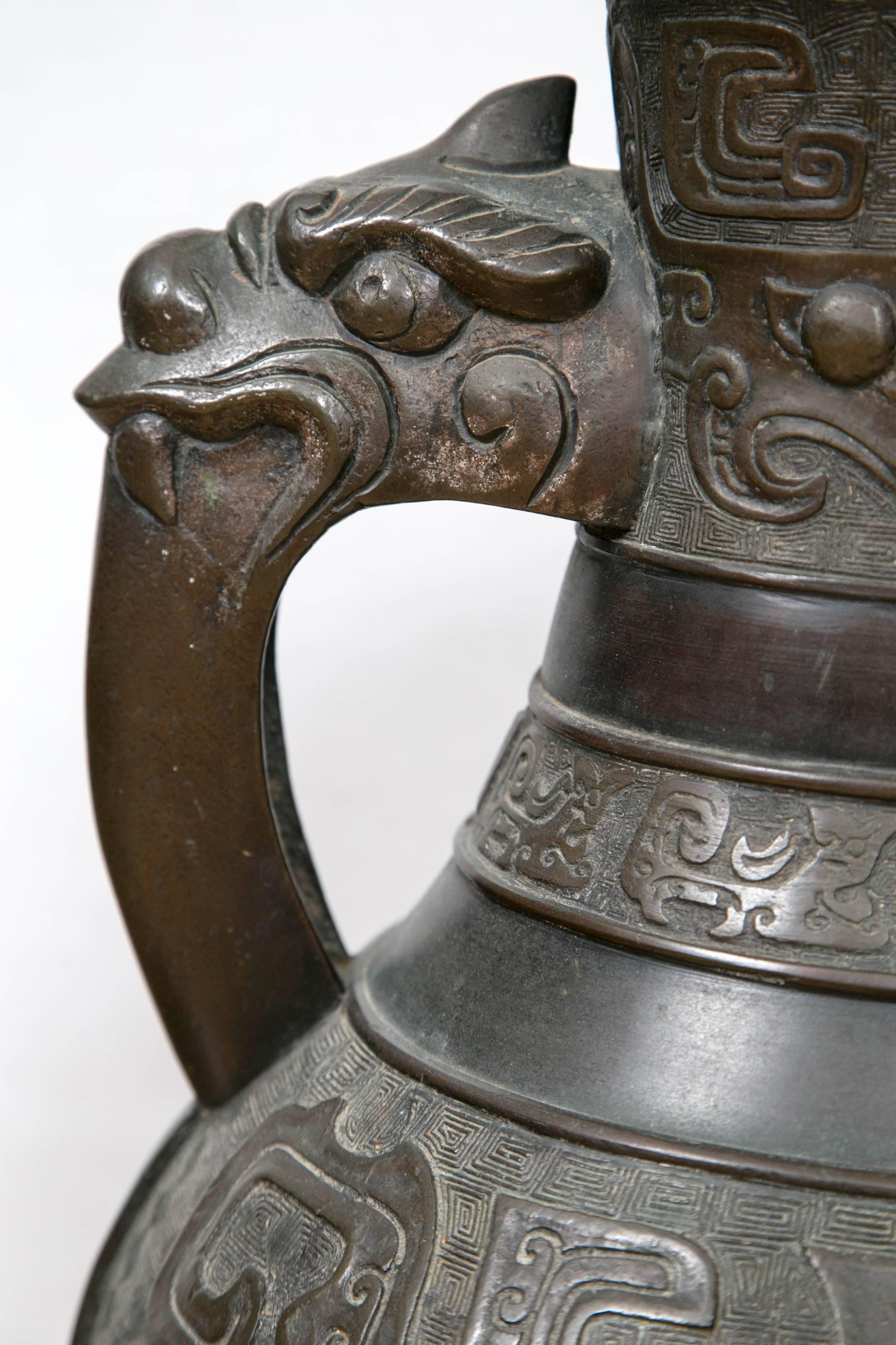 bronze chinese vase