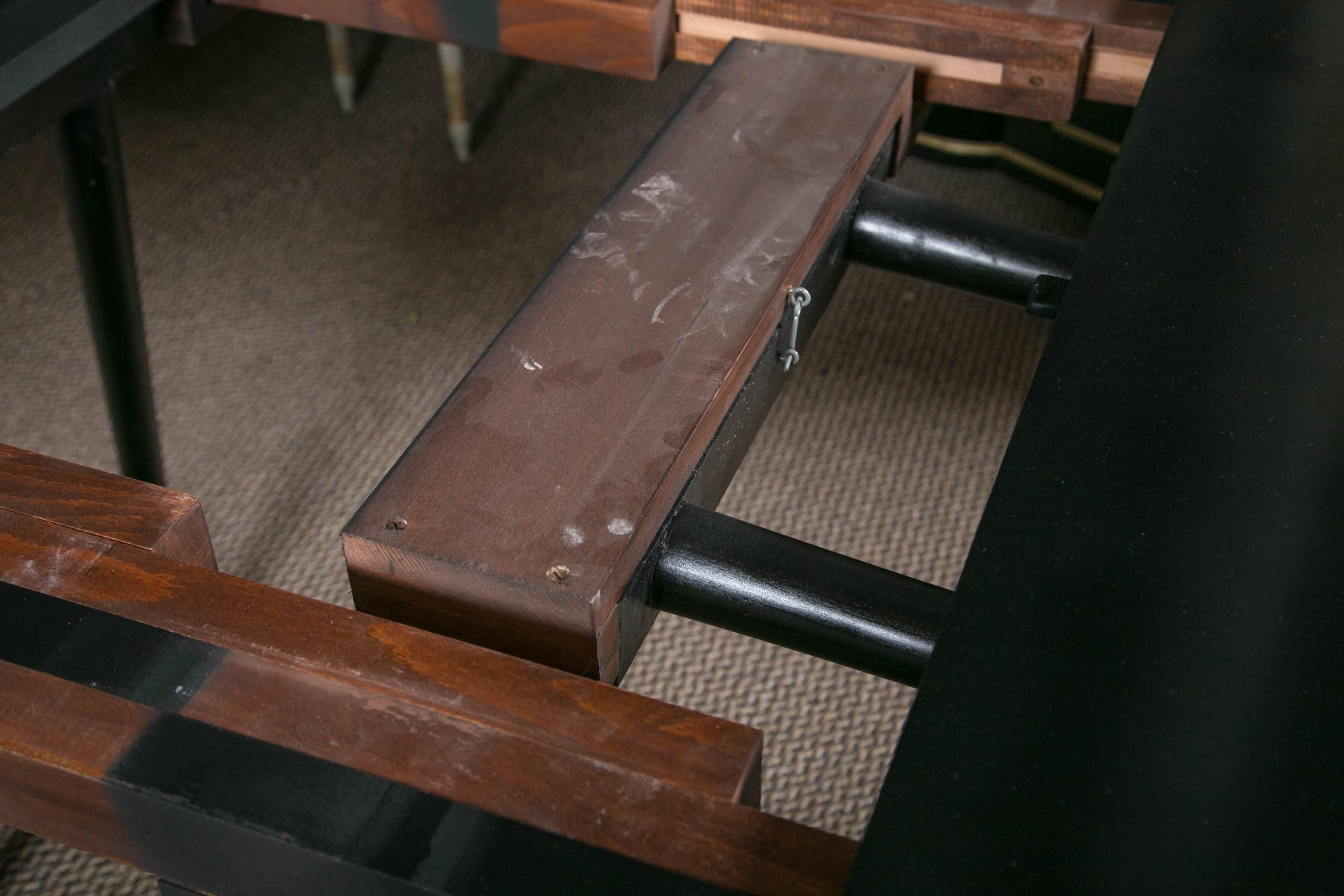 French Spectacular Three-Leaf Maison Jansen Dining Table