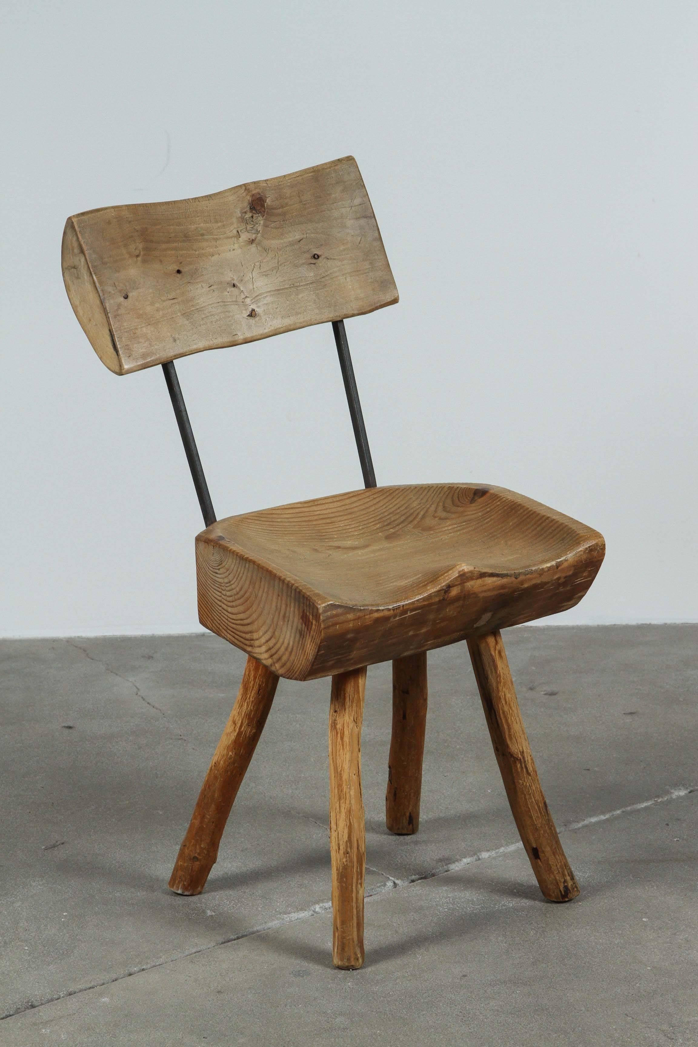 Rustic Log Chair 3