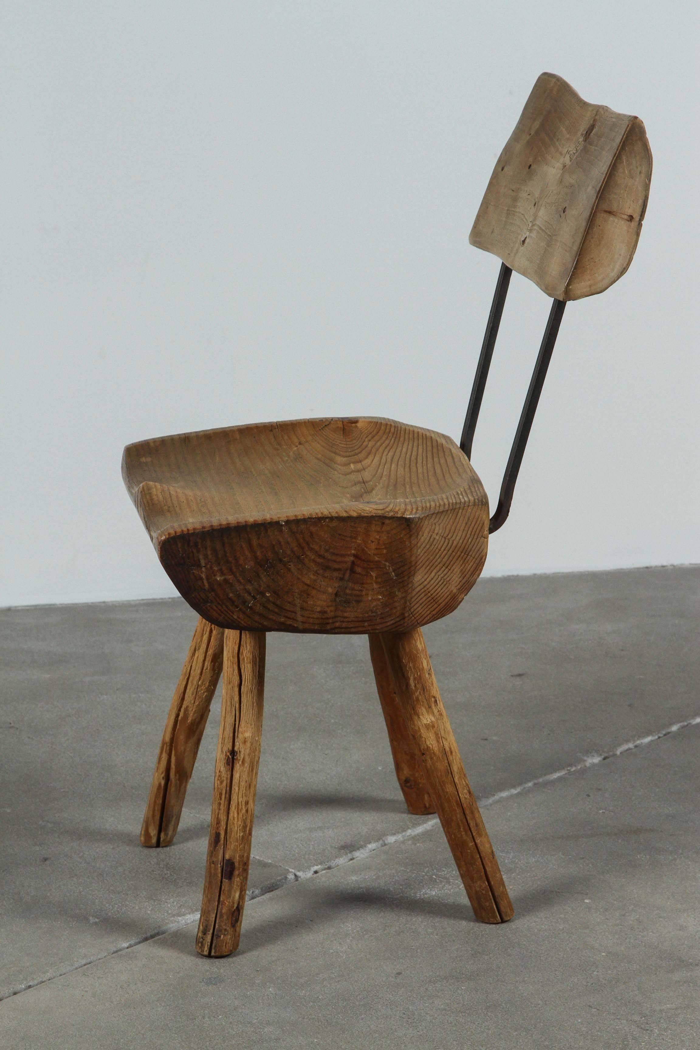 Rustic Log Chair 4