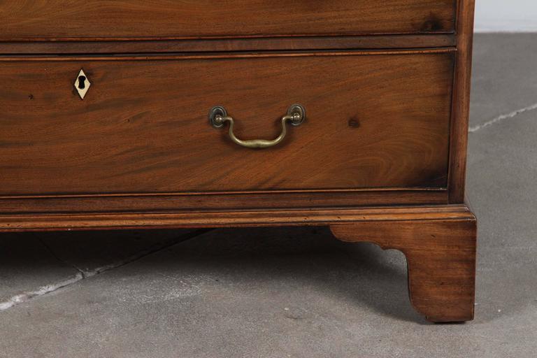 Traditional Secretary Desk with Brass Hardware at 1stDibs