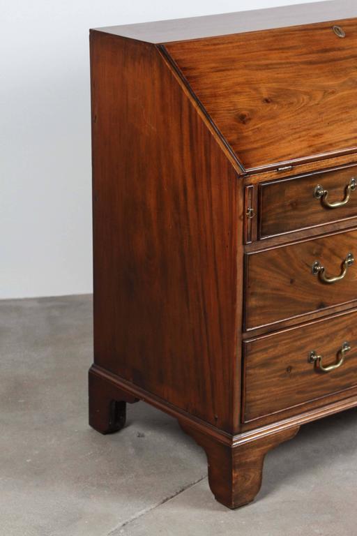 Traditional Secretary Desk with Brass Hardware at 1stDibs