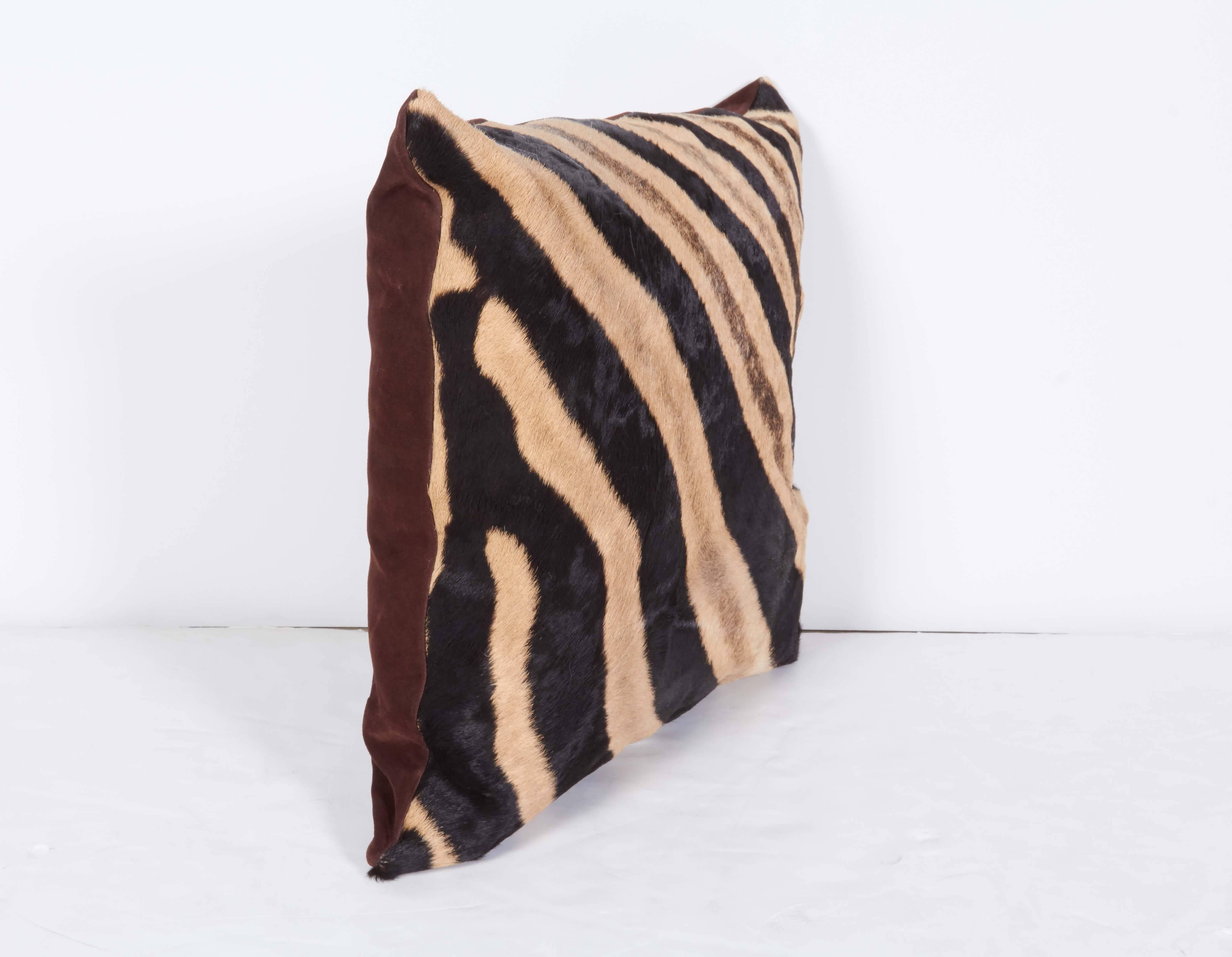 Modern Pillow, Zebra