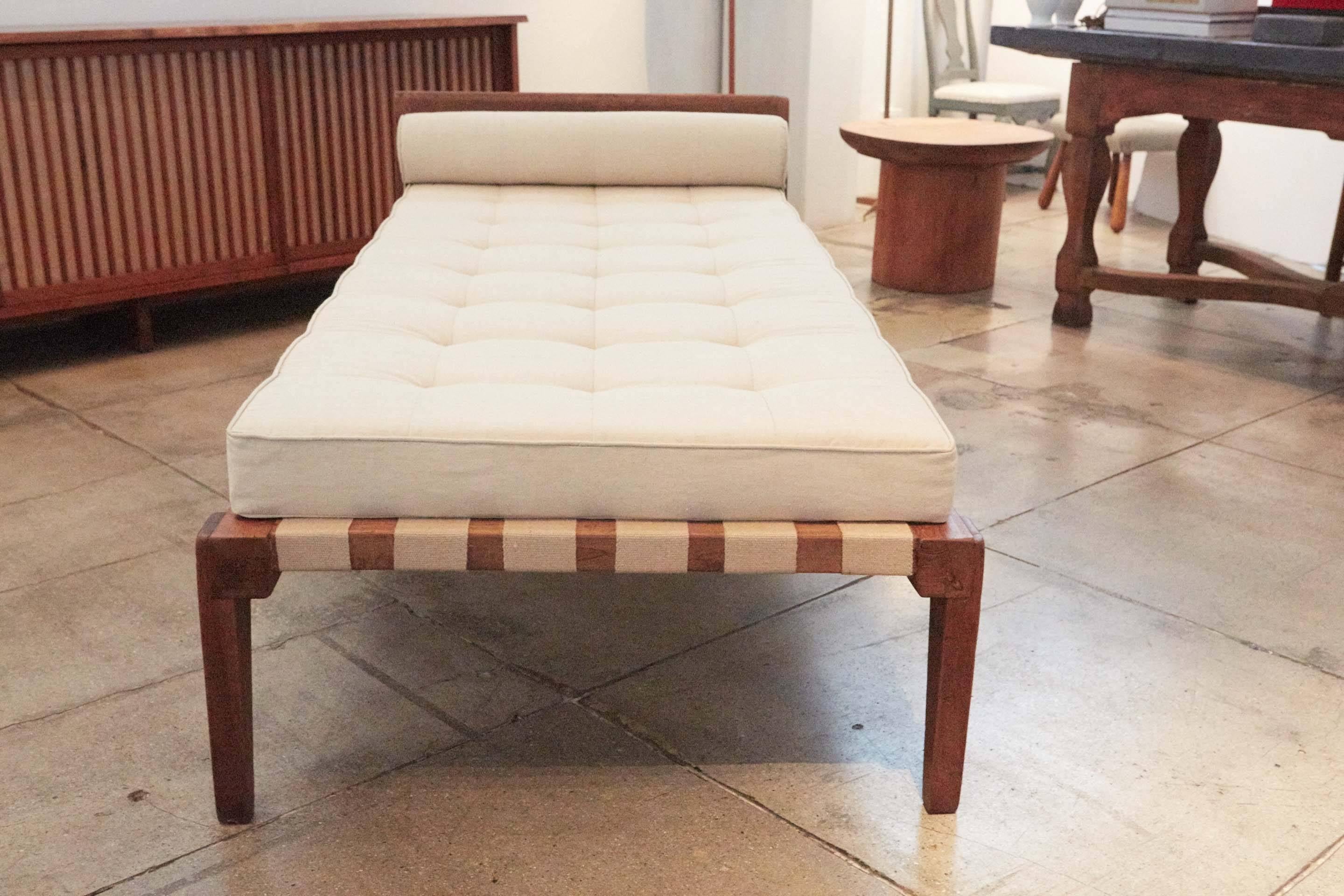 A beautifully toned daybed from Chandigarh University, not overly stained.