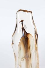 Paul Manners Art Glass Abstract Sculpture