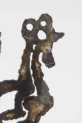 Bill Lett Brutalist Rooster in Bronze