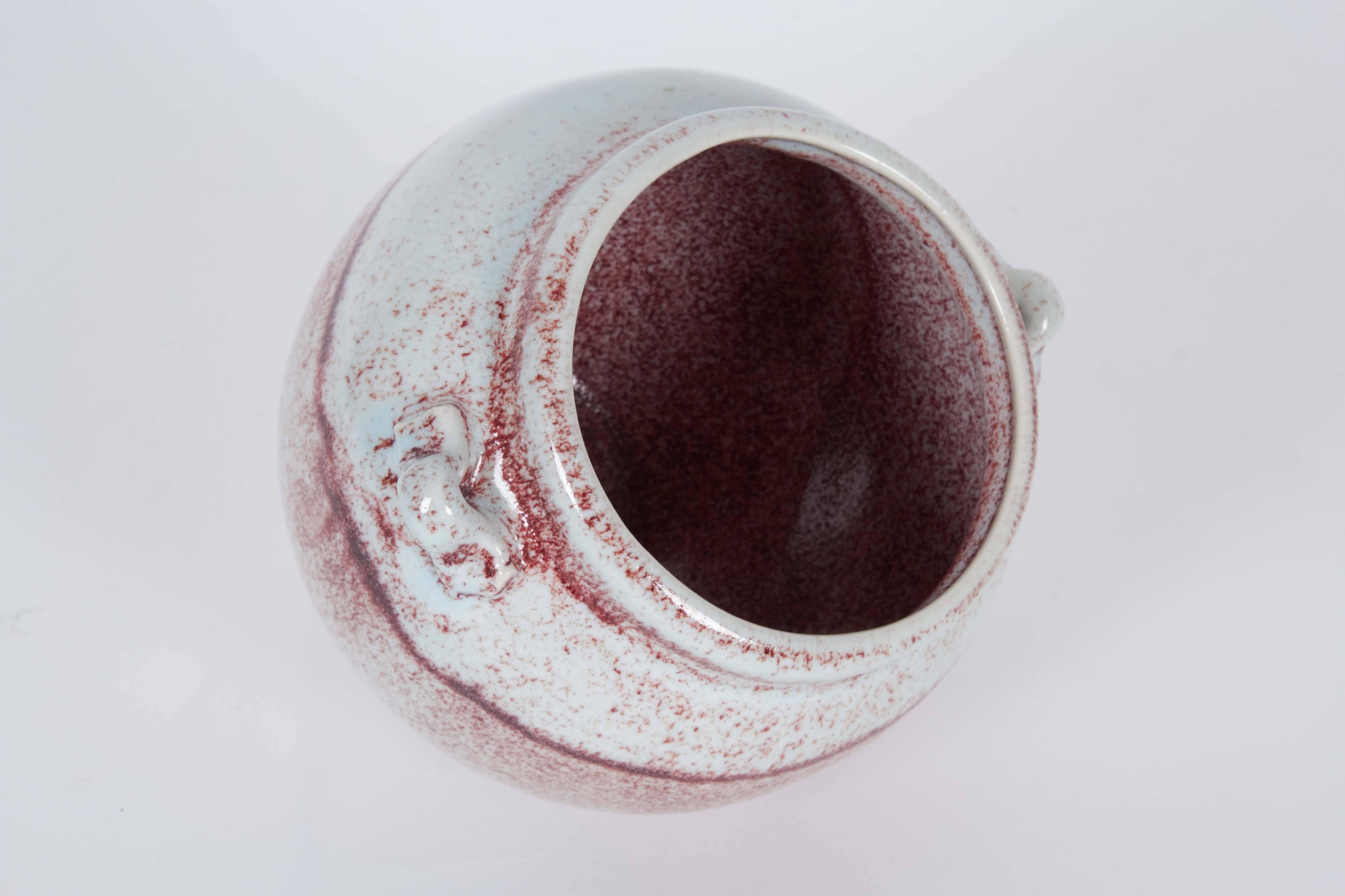 Glazed Ron Dier Ceramic Urn