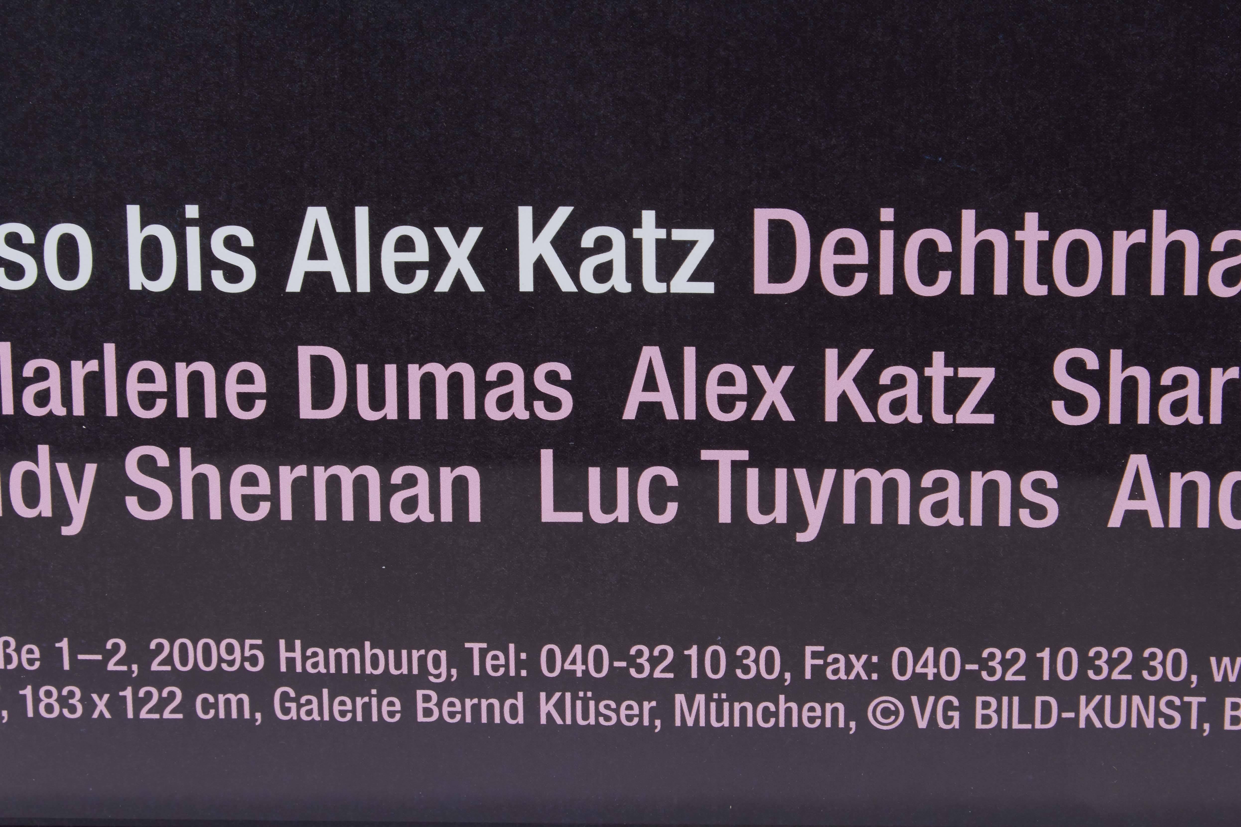 alex katz exhibition poster