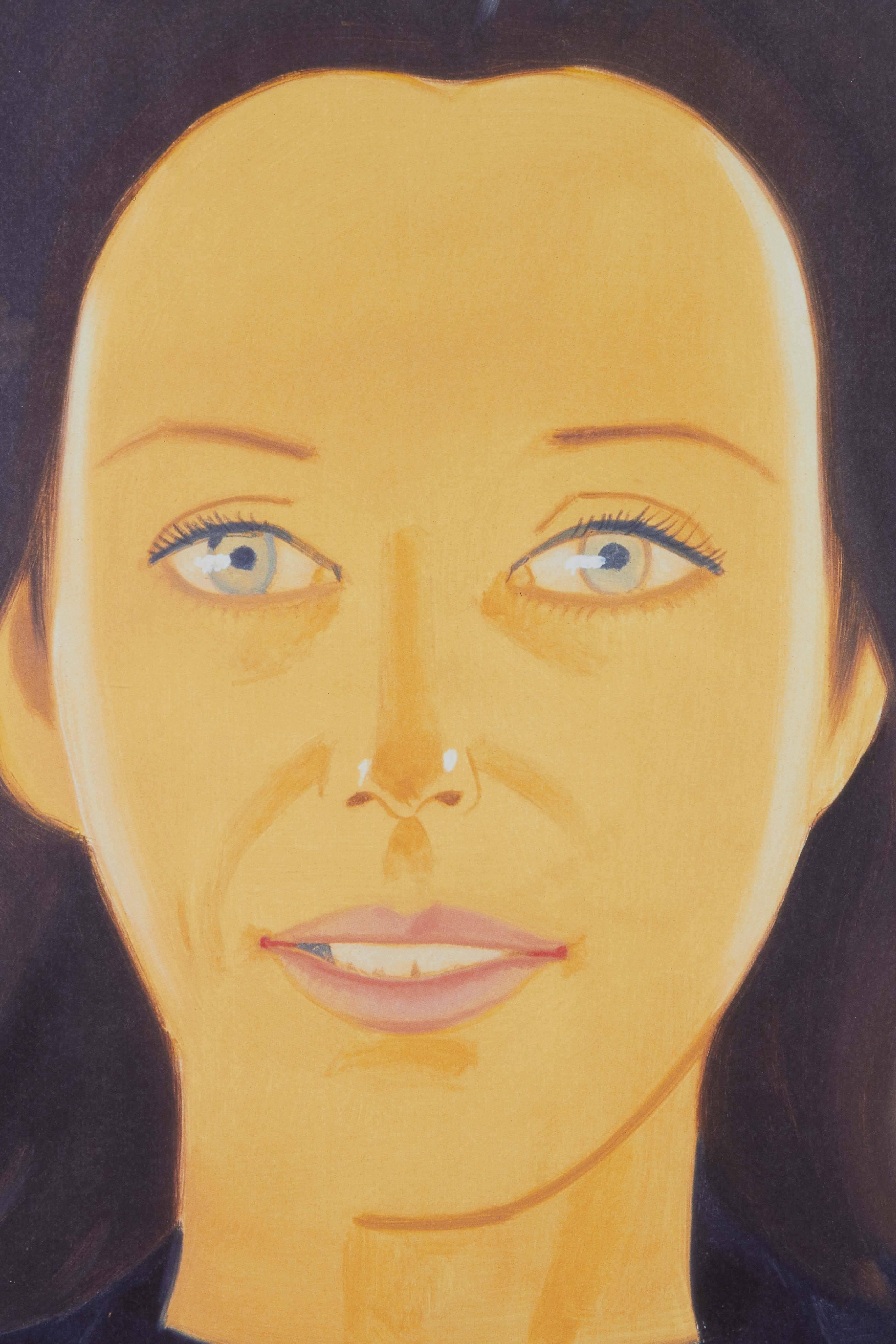 'The Contemporary Face' Exhibition Poster, Signed by Alex Katz In Good Condition In New York, NY