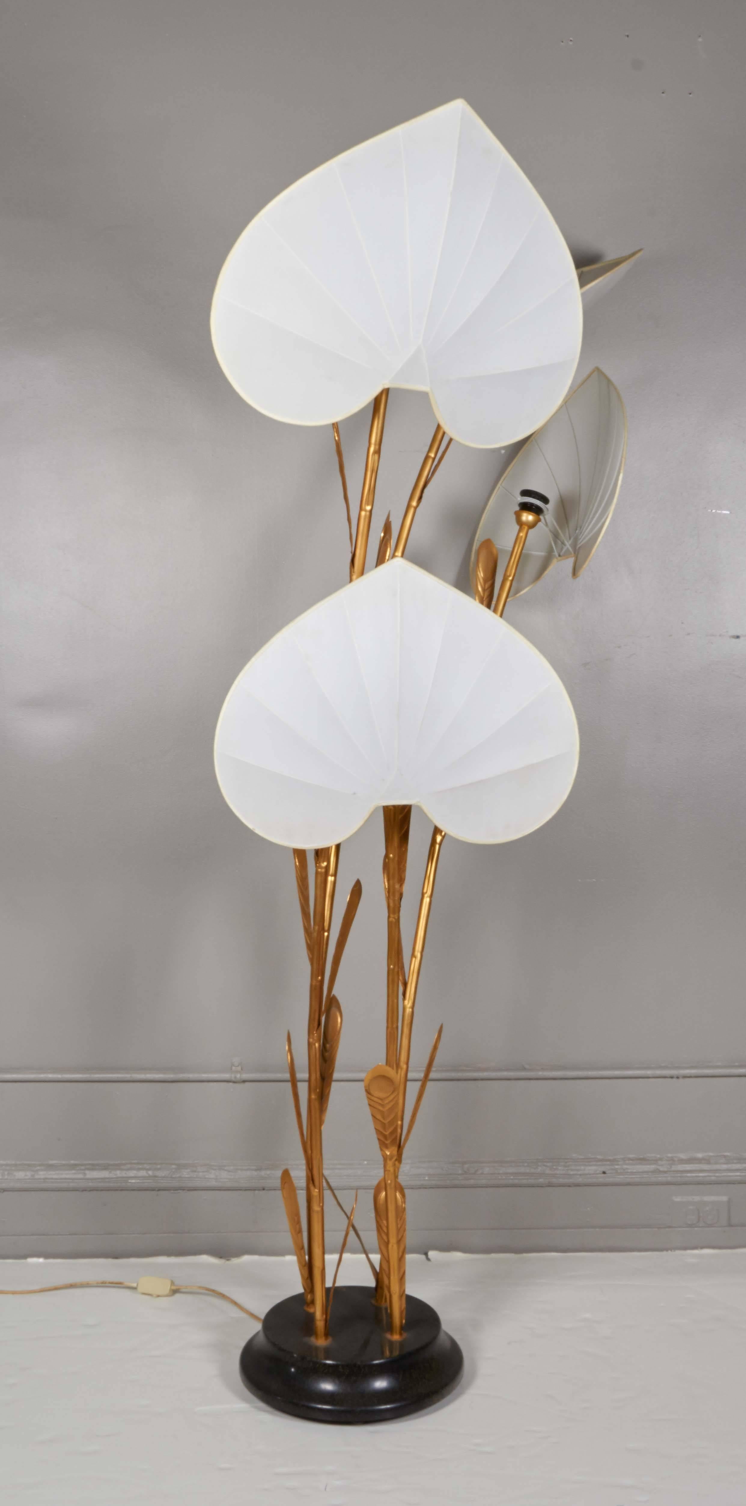 Late 20th Century Antonio Pavia Palm Floor Lamp