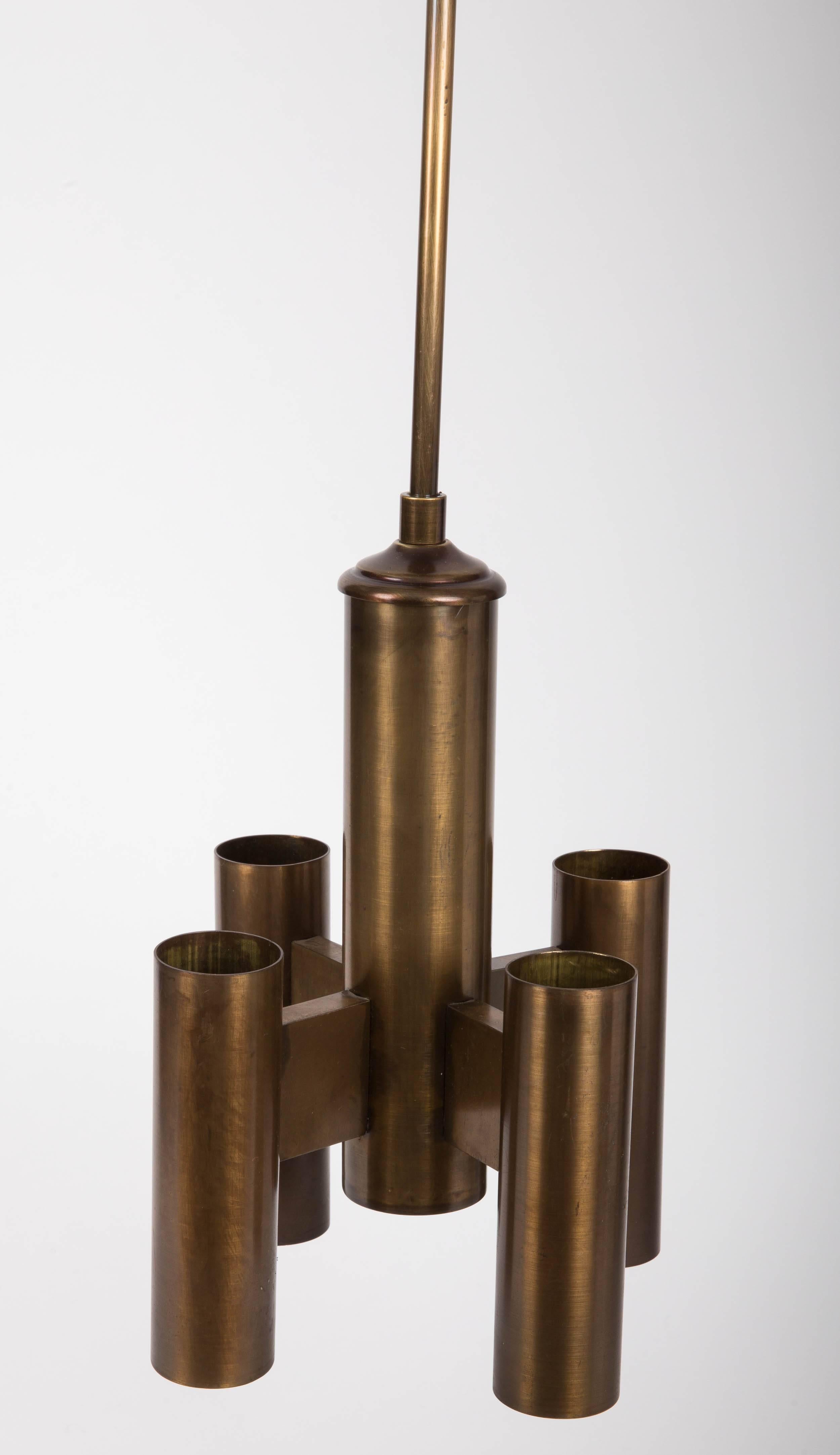 Brass Light Fixture in the Style of Hans-Agne Jakobsson for 
