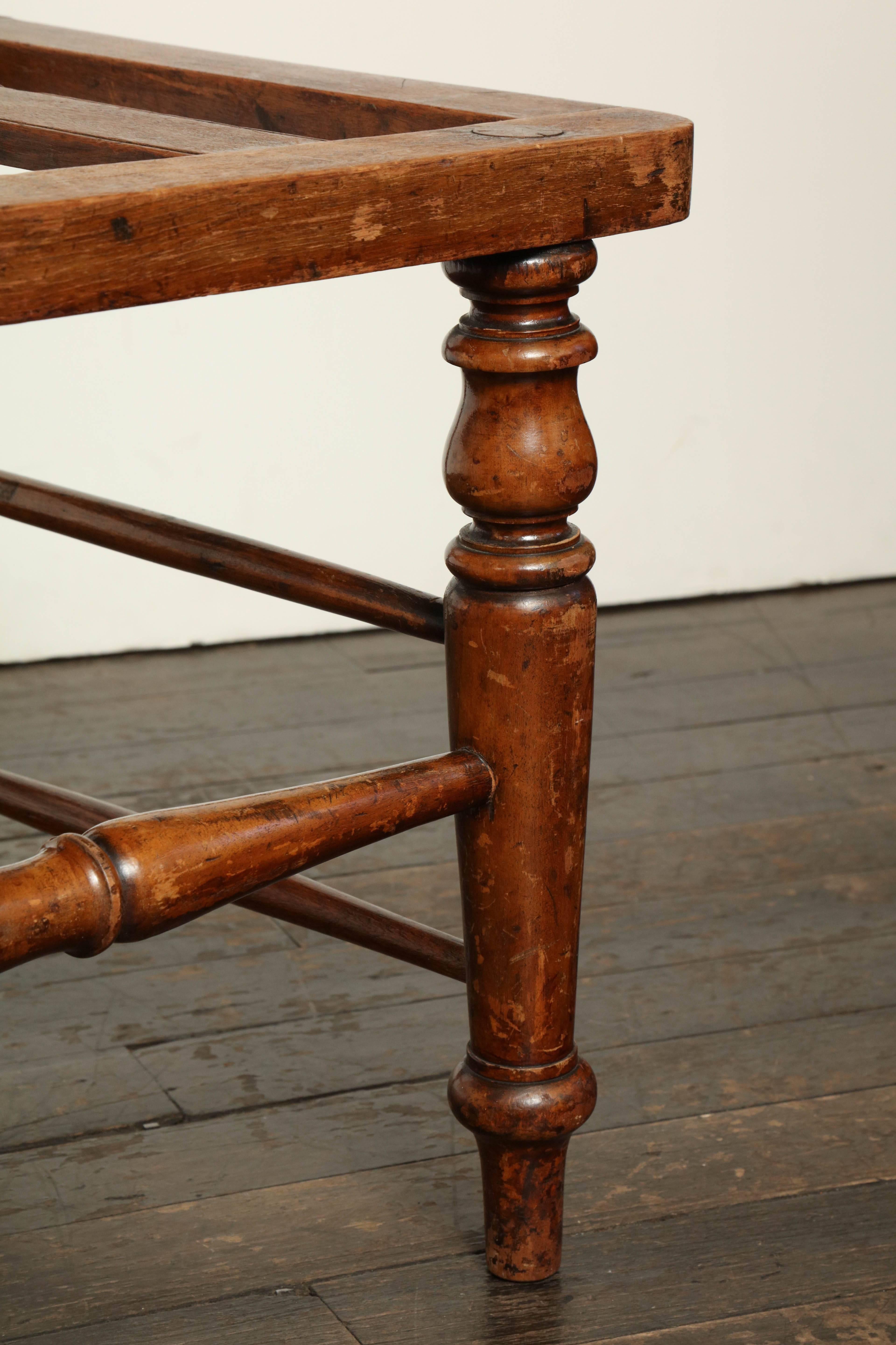 Late 19th Century English Luggage Rack In Excellent Condition In New York, NY