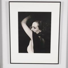 Framed and Original Documented Photograph of Joan Crawford by George Hurrell