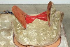 Collector Moroccan Ceremonial Gold Horse Saddle Set
