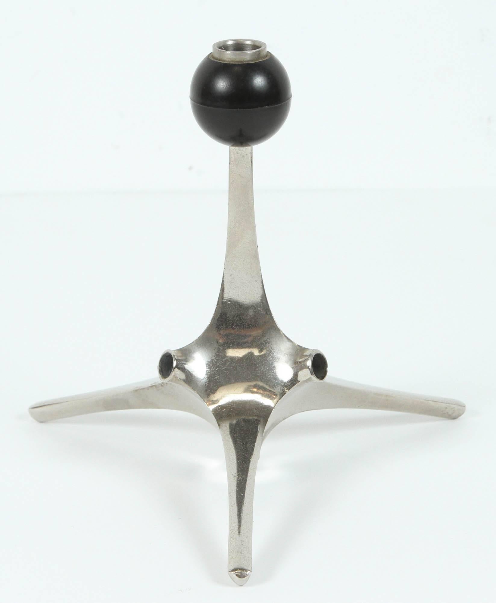 Rare Nagel Candle Holder, West Germany by Fritz Nagel and Caesar Stoffi For Sale at 1stDibs