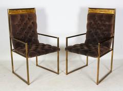 Set of Six Dining Chairs by Bernhard Rohne for Mastercraft