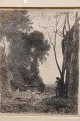 Jean Baptiste Camille Corot Etching