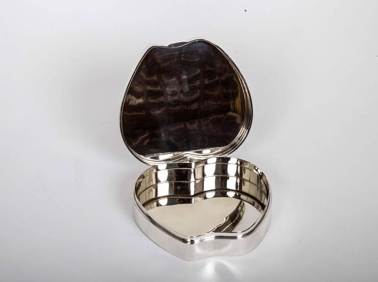 Tiffany and Co. Sterling Silver Apple Box For Sale at 1stDibs