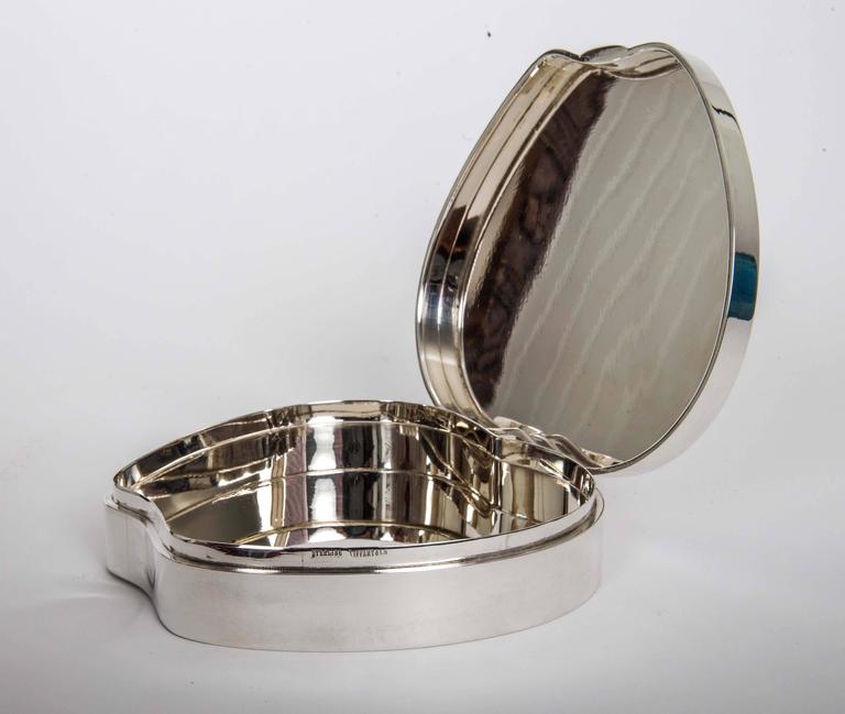Tiffany and Co. Sterling Silver Apple Box For Sale at 1stDibs