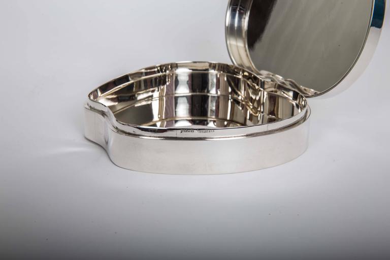 Tiffany and Co. Sterling Silver Apple Box For Sale at 1stDibs