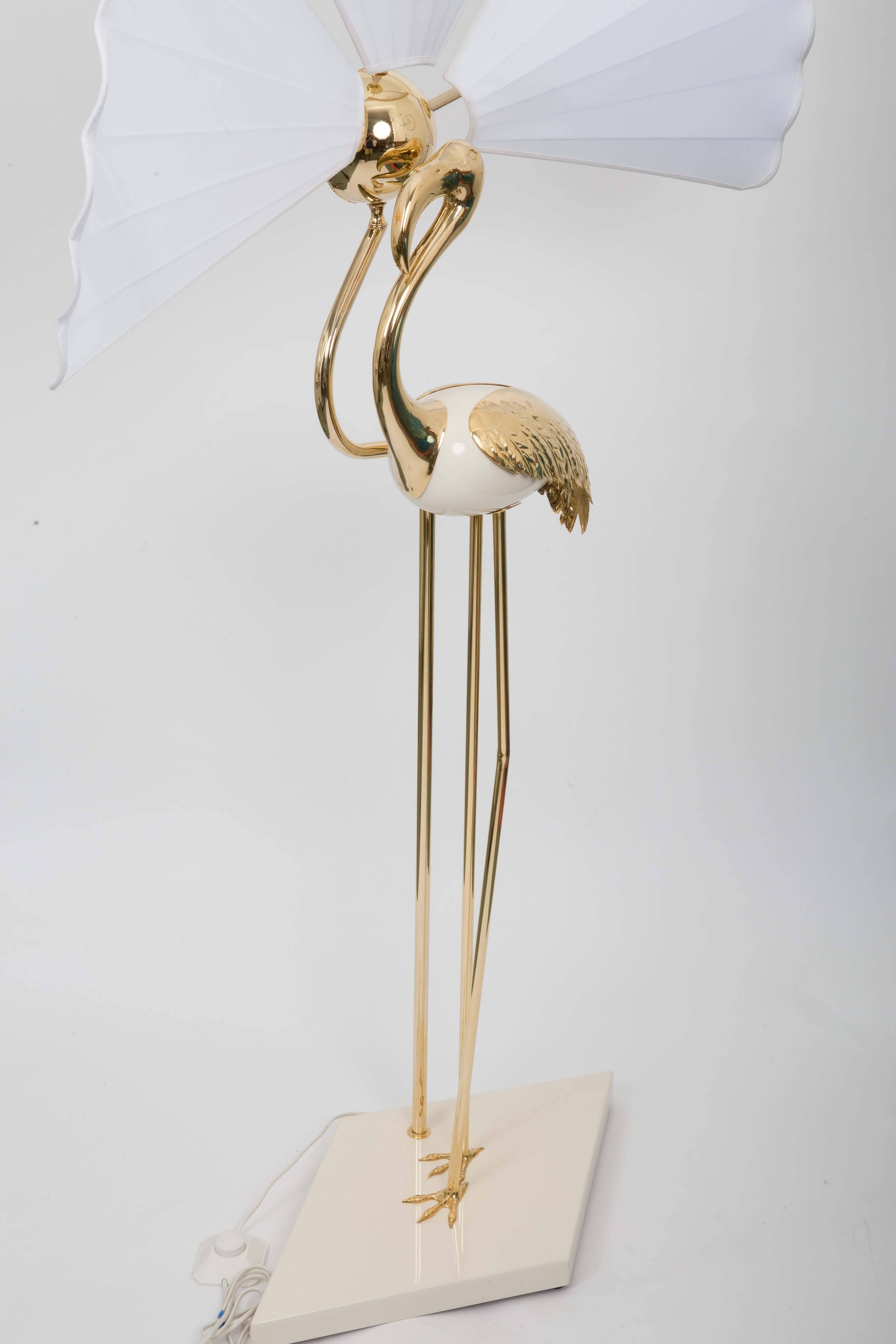 Hollywood Regency Flamingo Floor Lamp 3