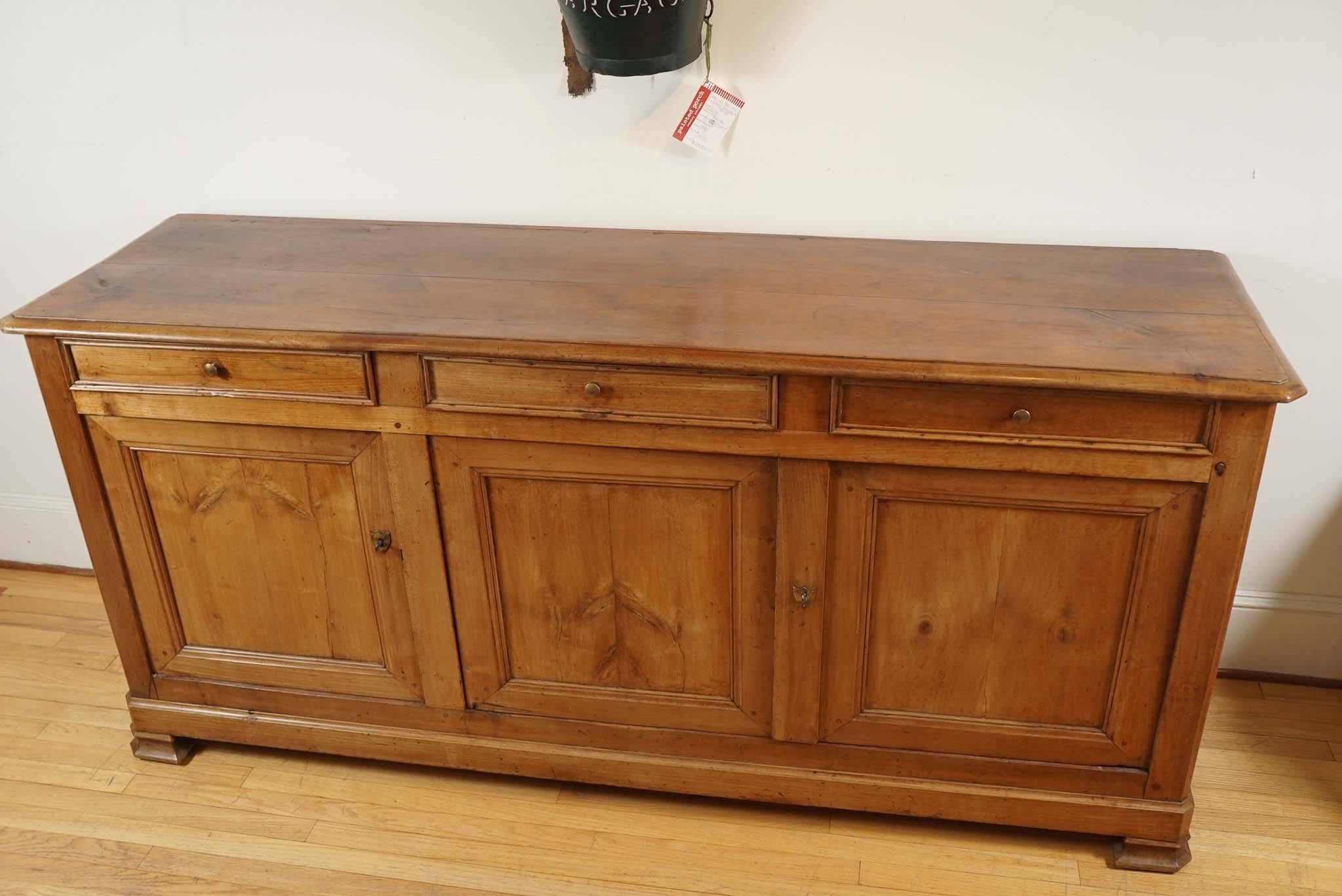 Two-Door, Three-Drawer French Enfilade In Excellent Condition In Sheffield, MA