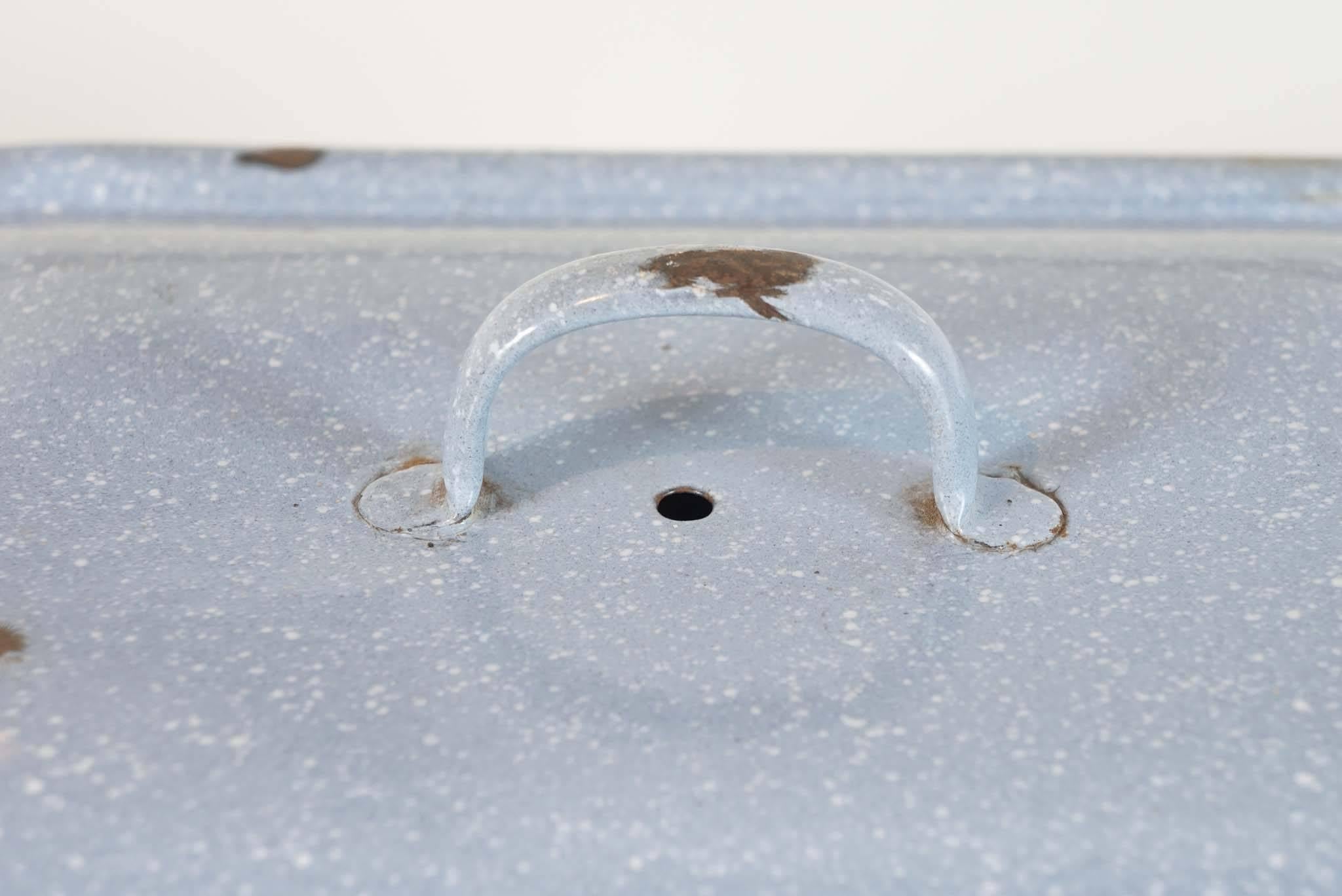 Mid-20th Century English Metal Bread Bin