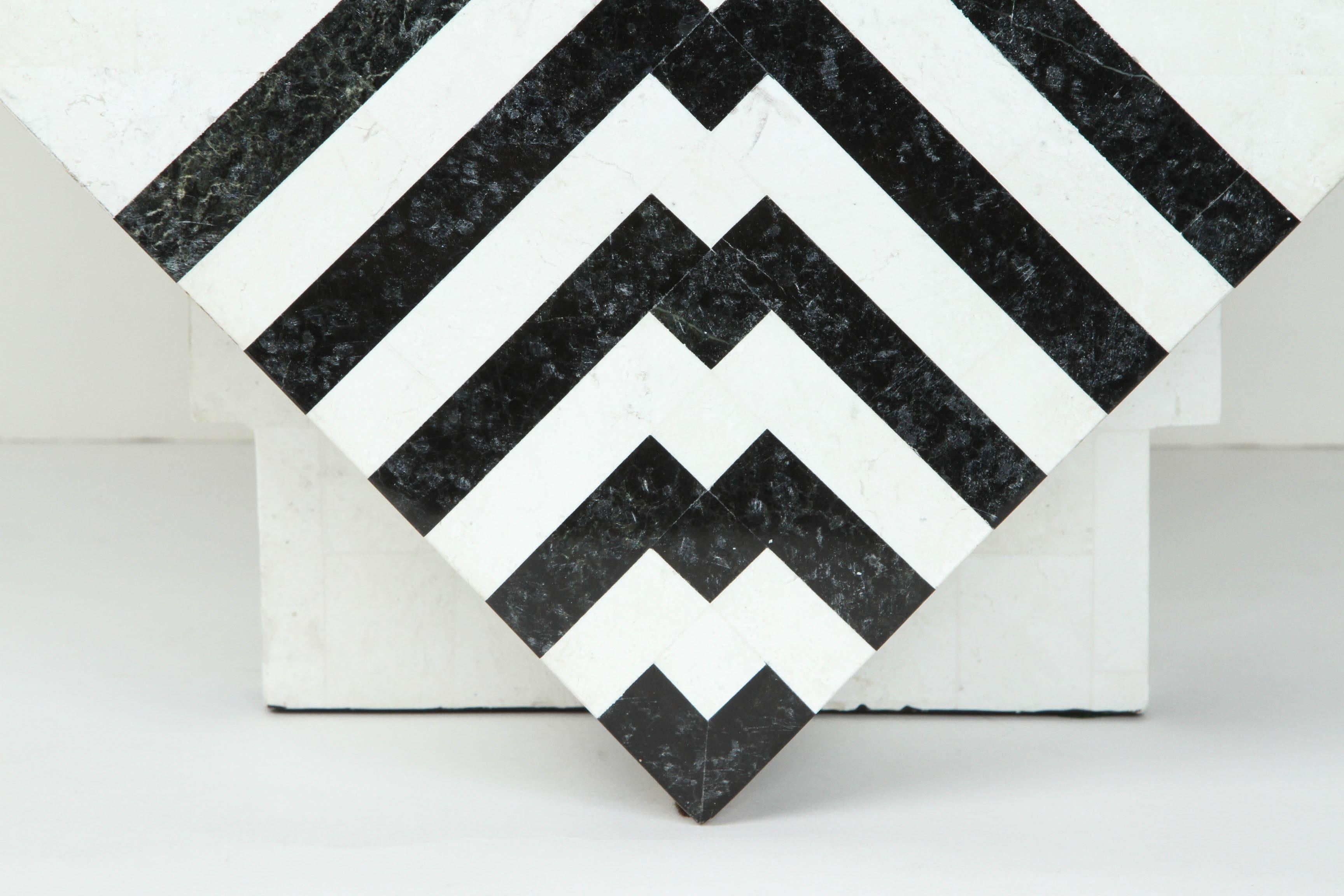 American Tesselated Marble Box by Maitland-Smith